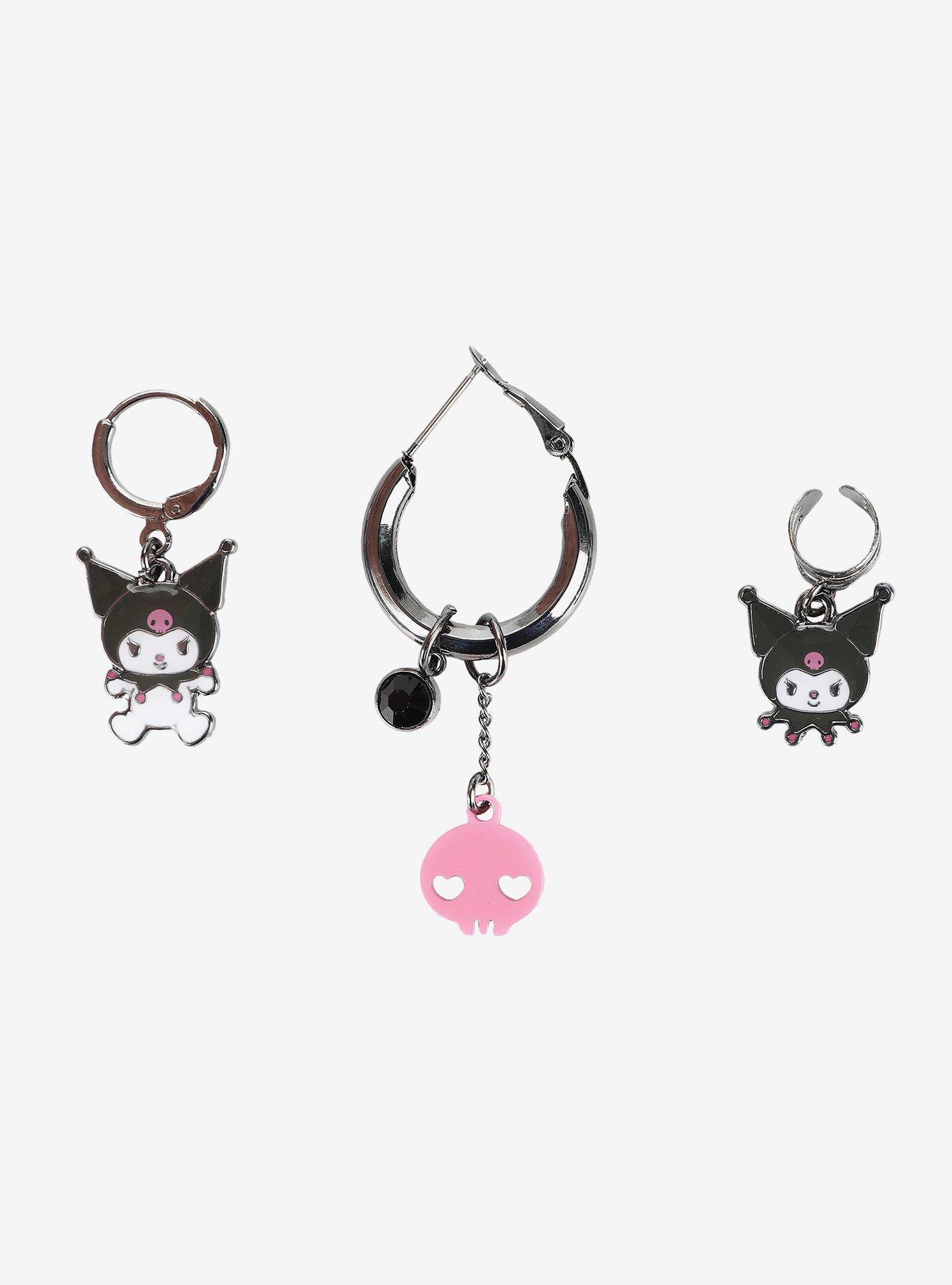 Sanrio Kuromi Icons Earring Set, , alternate