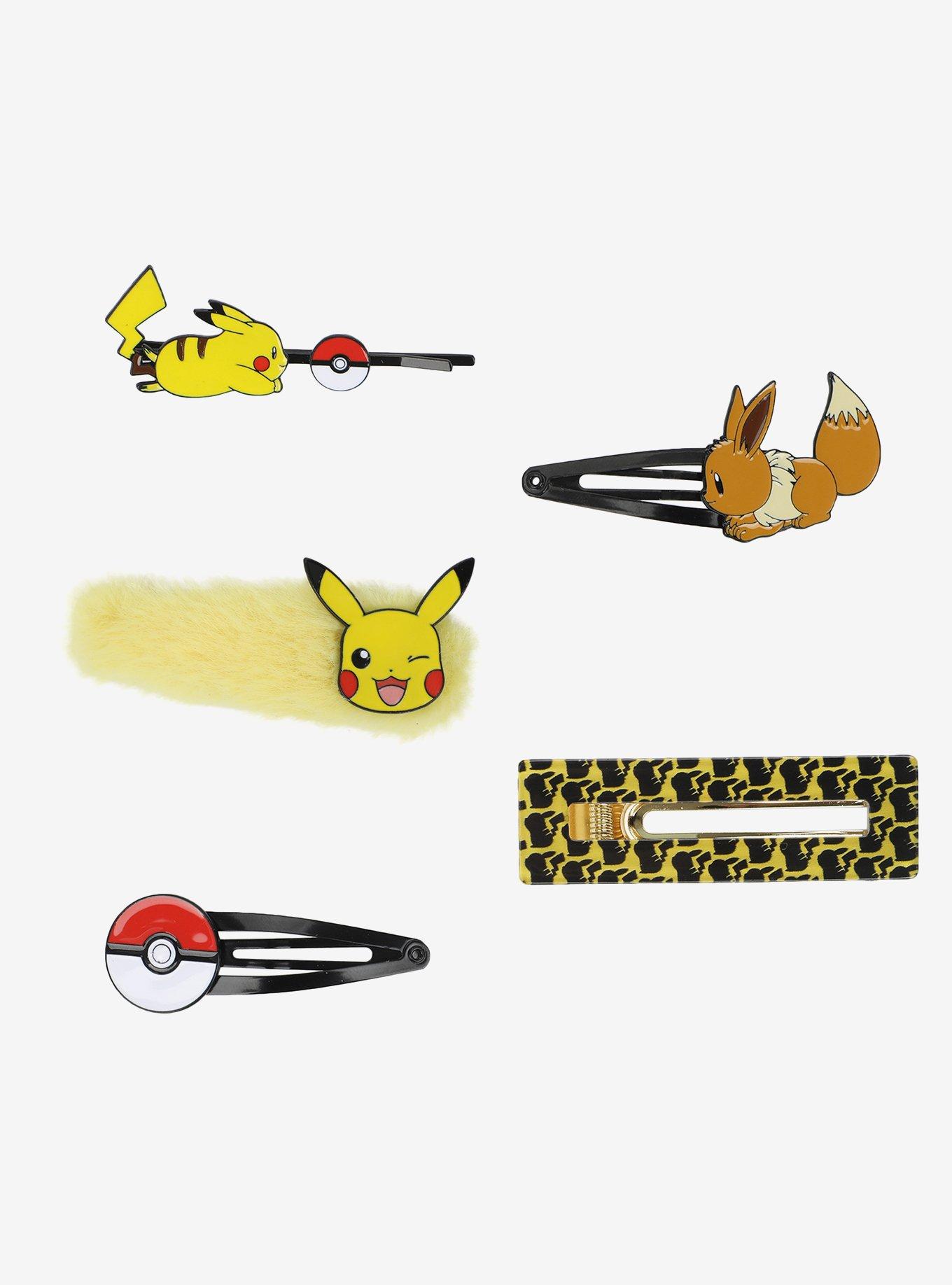 Pok&eacute;mon Pikachu and Eevee Hair Clip Set, , alternate