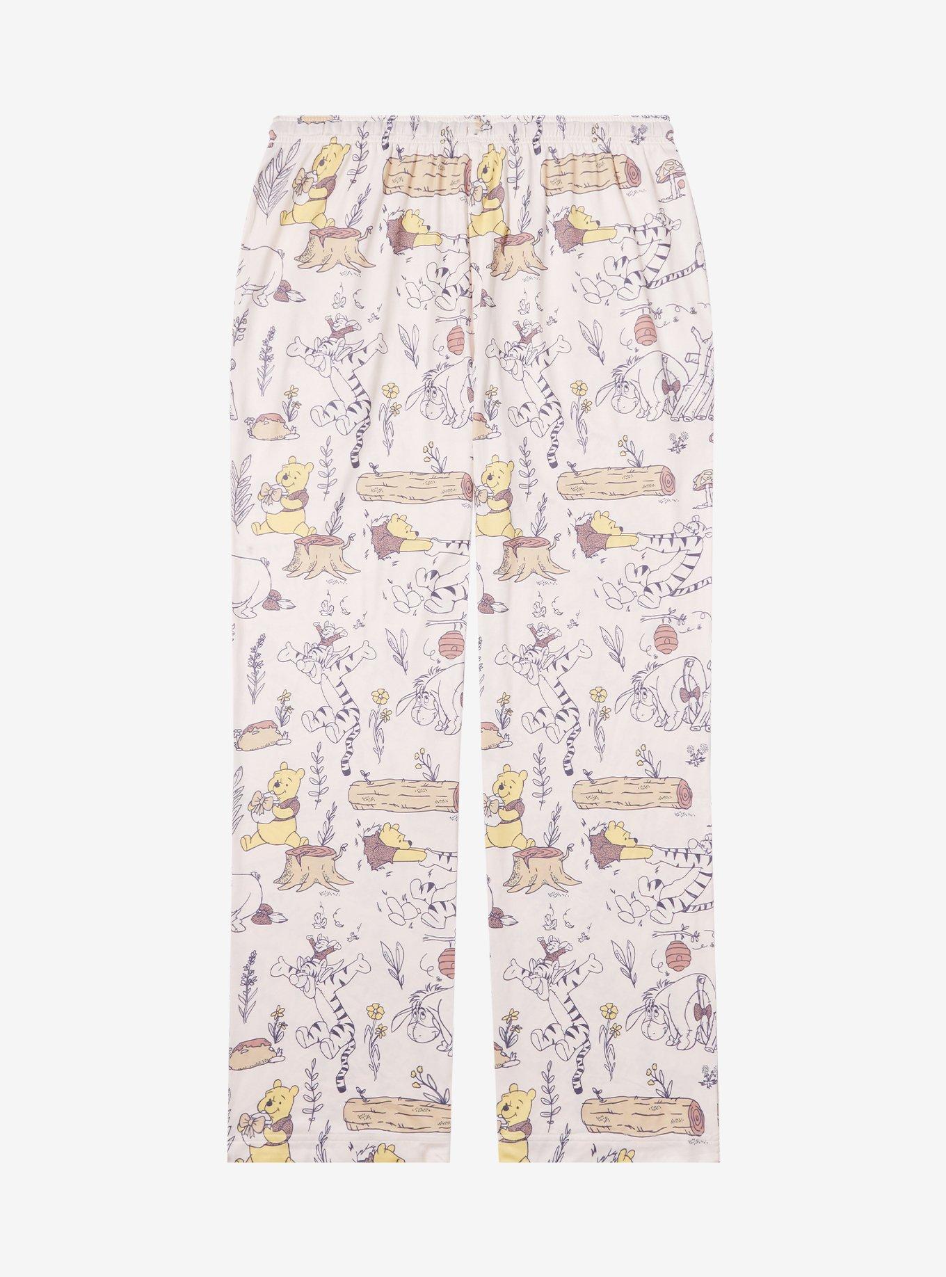 Disney Winnie the Pooh Line Art Allover Print Sleep Pants, , hi-res