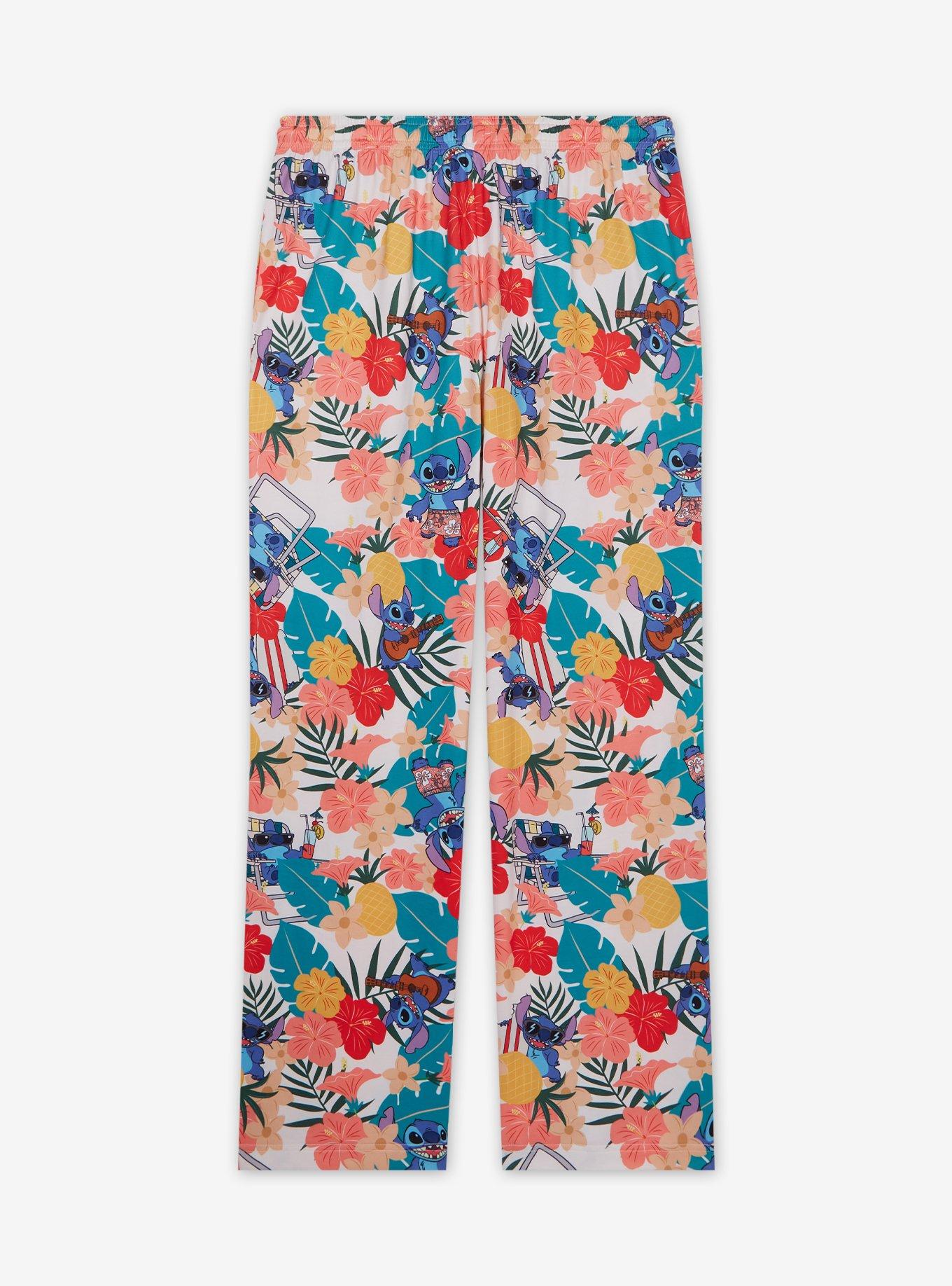 Disney Lilo & Stitch Tropical Plants Allover Print Sleep Pants - BoxLunch Exclusive, MULTI, alternate