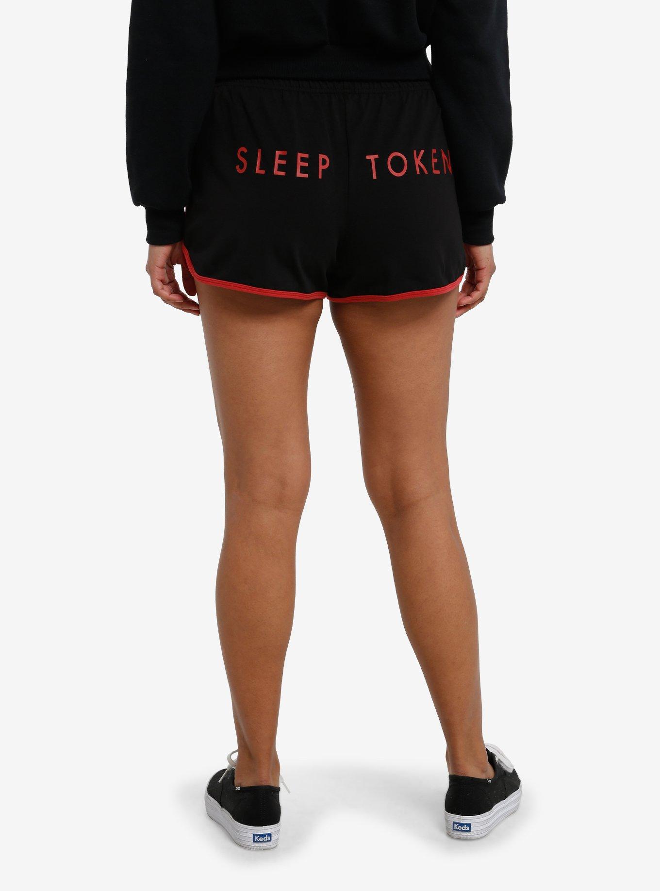 Sleep Token Logo Girls Lounge Shorts, , hi-res