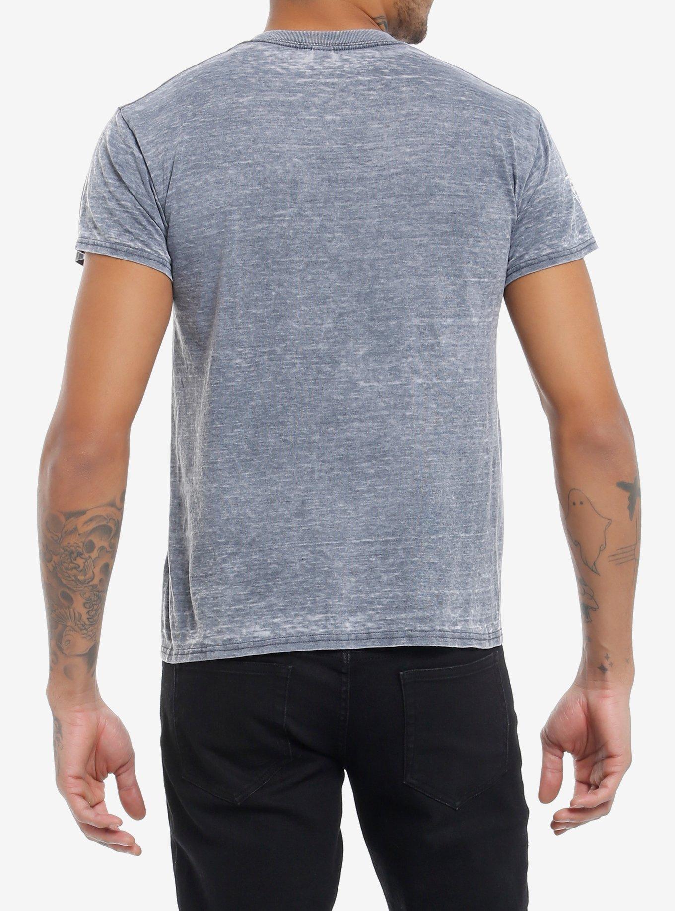 Tool Logo Burnout T-Shirt, GREY, alternate
