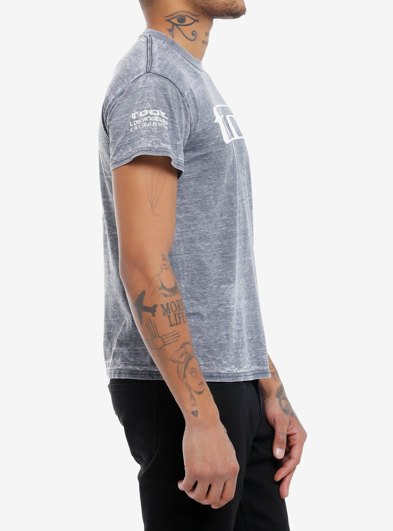 Tool Logo Burnout T-Shirt, GREY, alternate