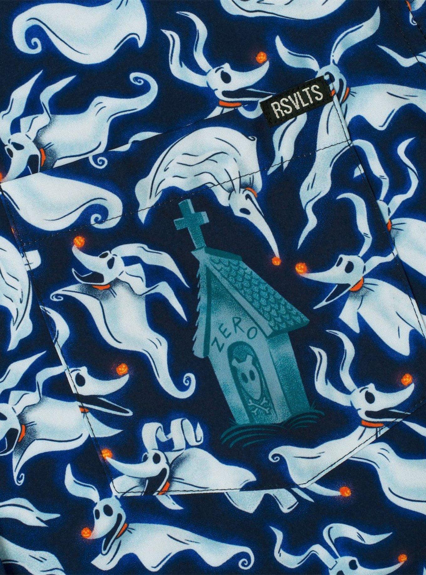 RSVLTS x Nightmare Before Christmas "There Goes My Zero" Button-Up Shirt, , hi-res