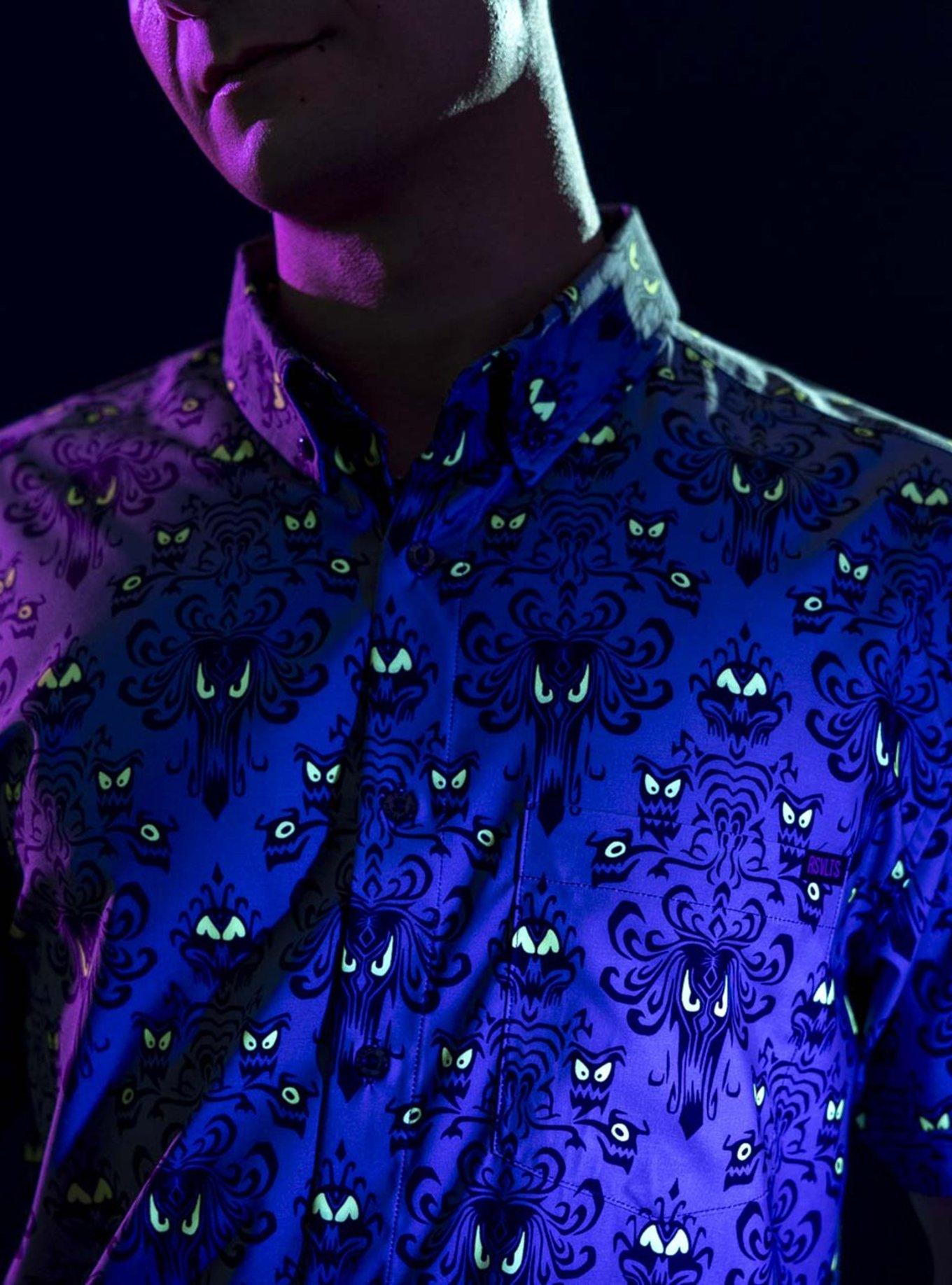 RSVLTS x Disney Haunted Mansion "Wall Creeps" Button-Up Shirt