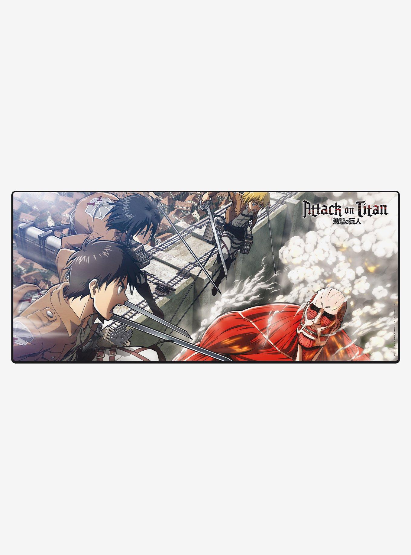 Attack on Titan XXL Mousepad and Boxed Poster Bundle, , alternate