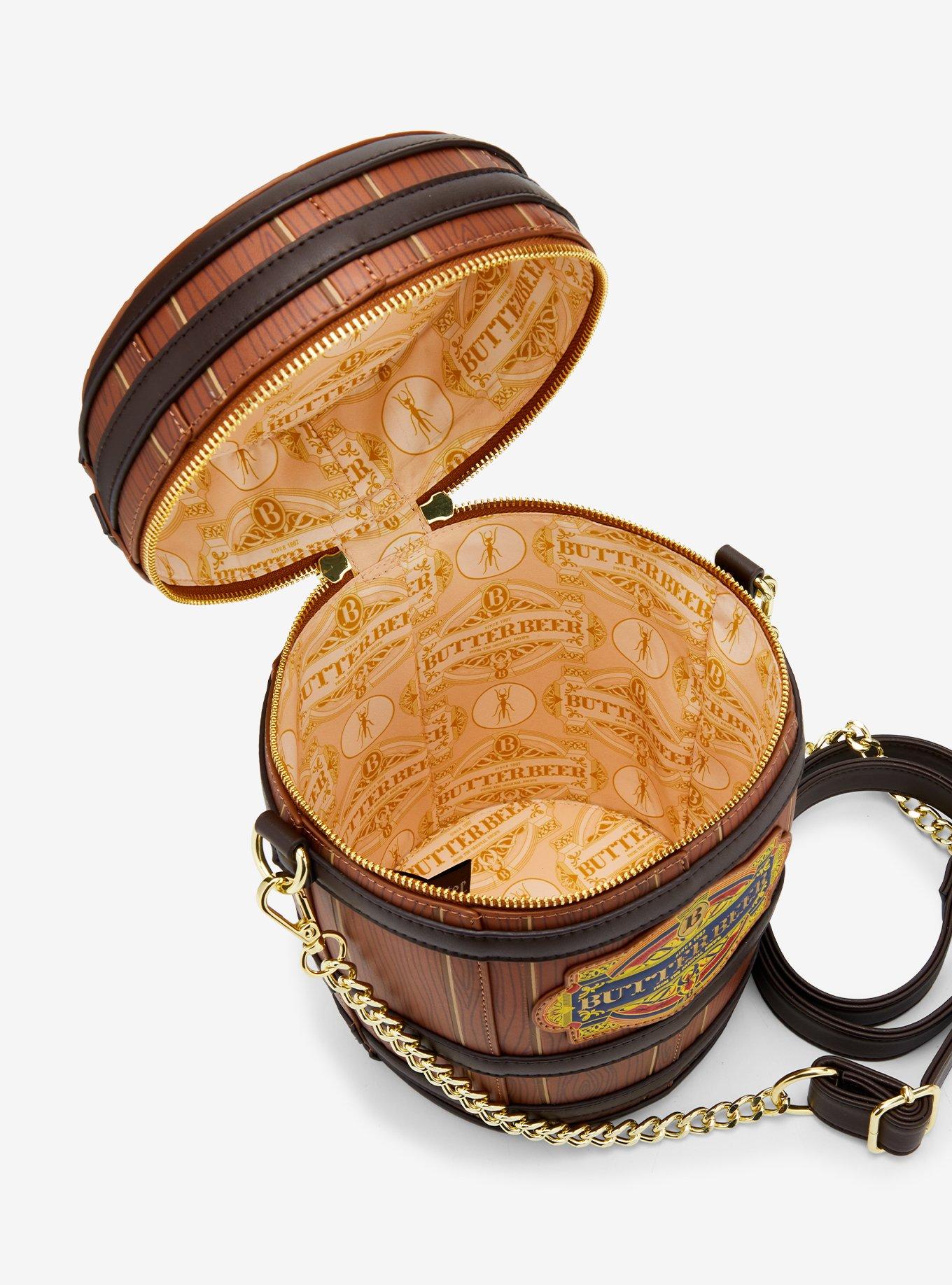 Loungefly Harry Potter Butterbeer Barrel Crossbody Bag, , alternate
