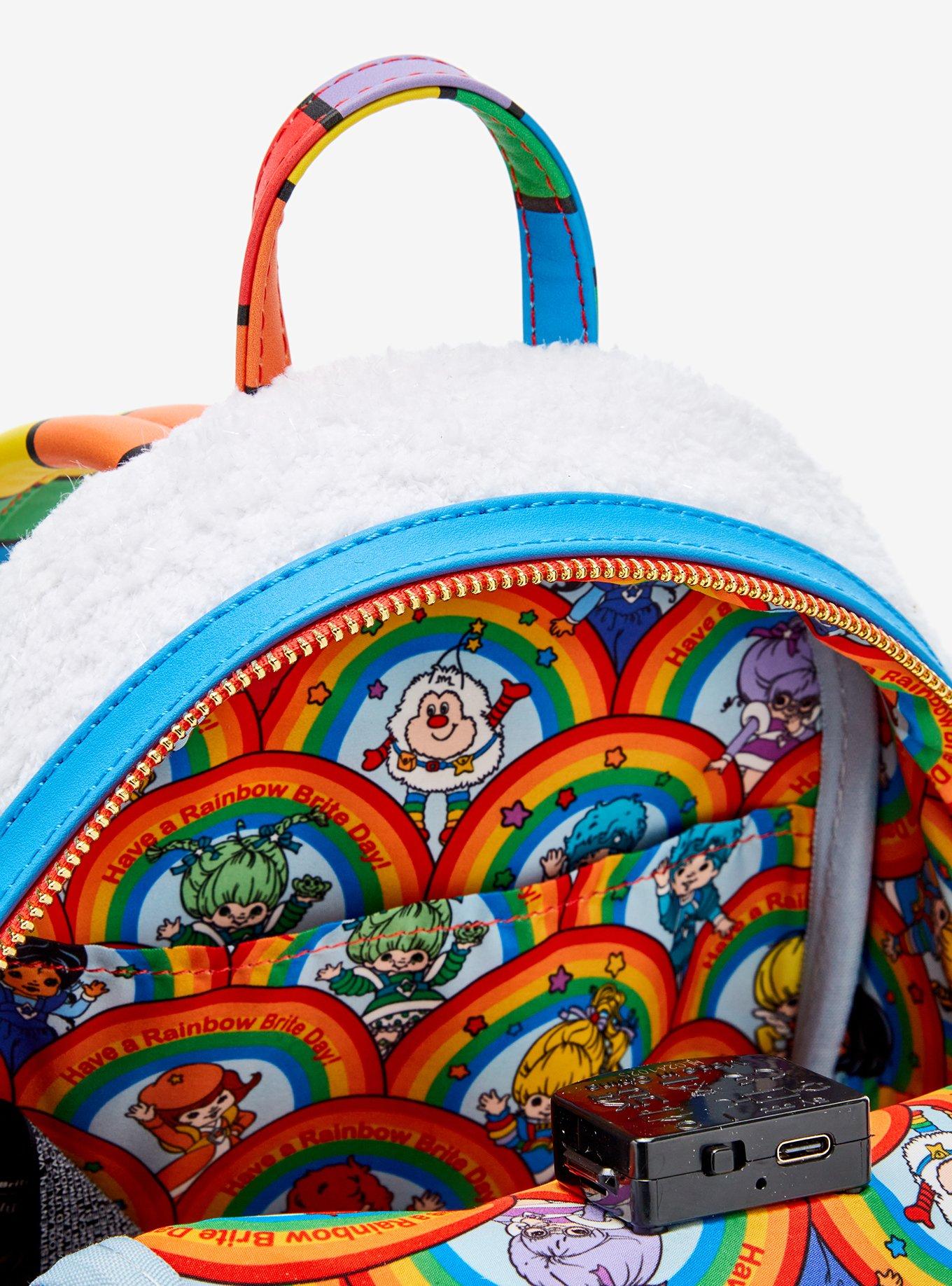 Loungefly Rainbow Brite Twink Light-Up Mini Backpack, , alternate