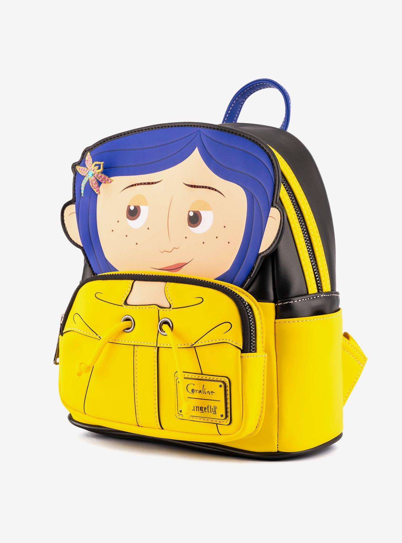 Loungefly Coraline Raincoat Figural Mini Backpack, , alternate