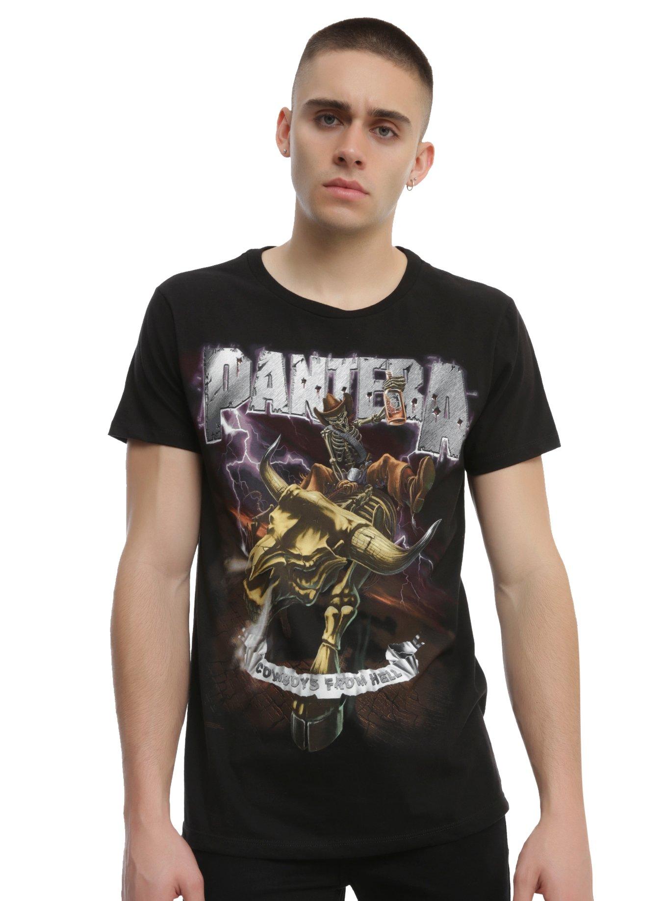 Pantera Cowboys From Hell Band Photo T-Shirt, , hi-res