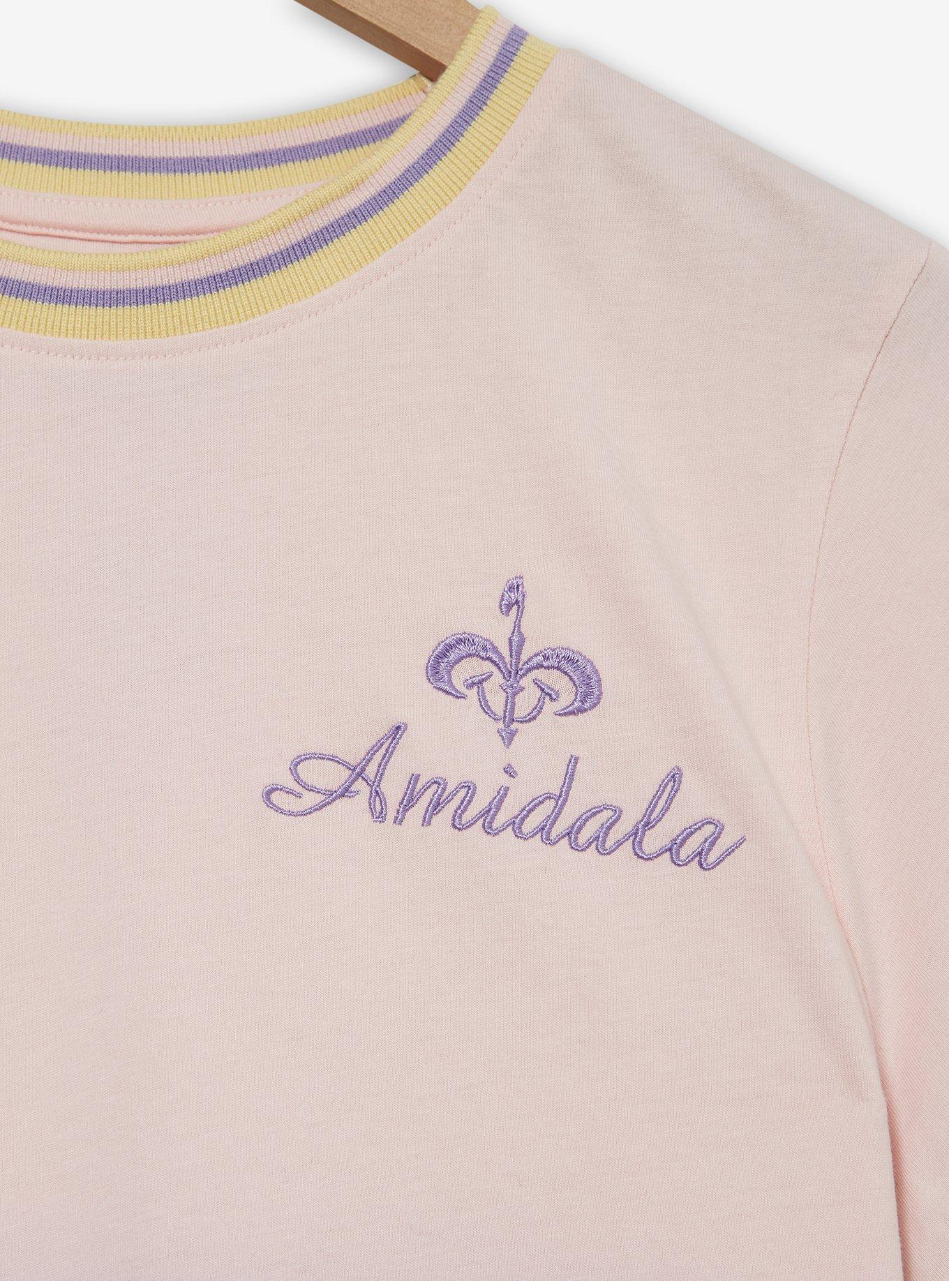 Star Wars Queen Padm&eacute; Amidala Ombr&eacute; Women's Cropped T-Shirt - BoxLunch Exclusive, PINK OMBRE, alternate