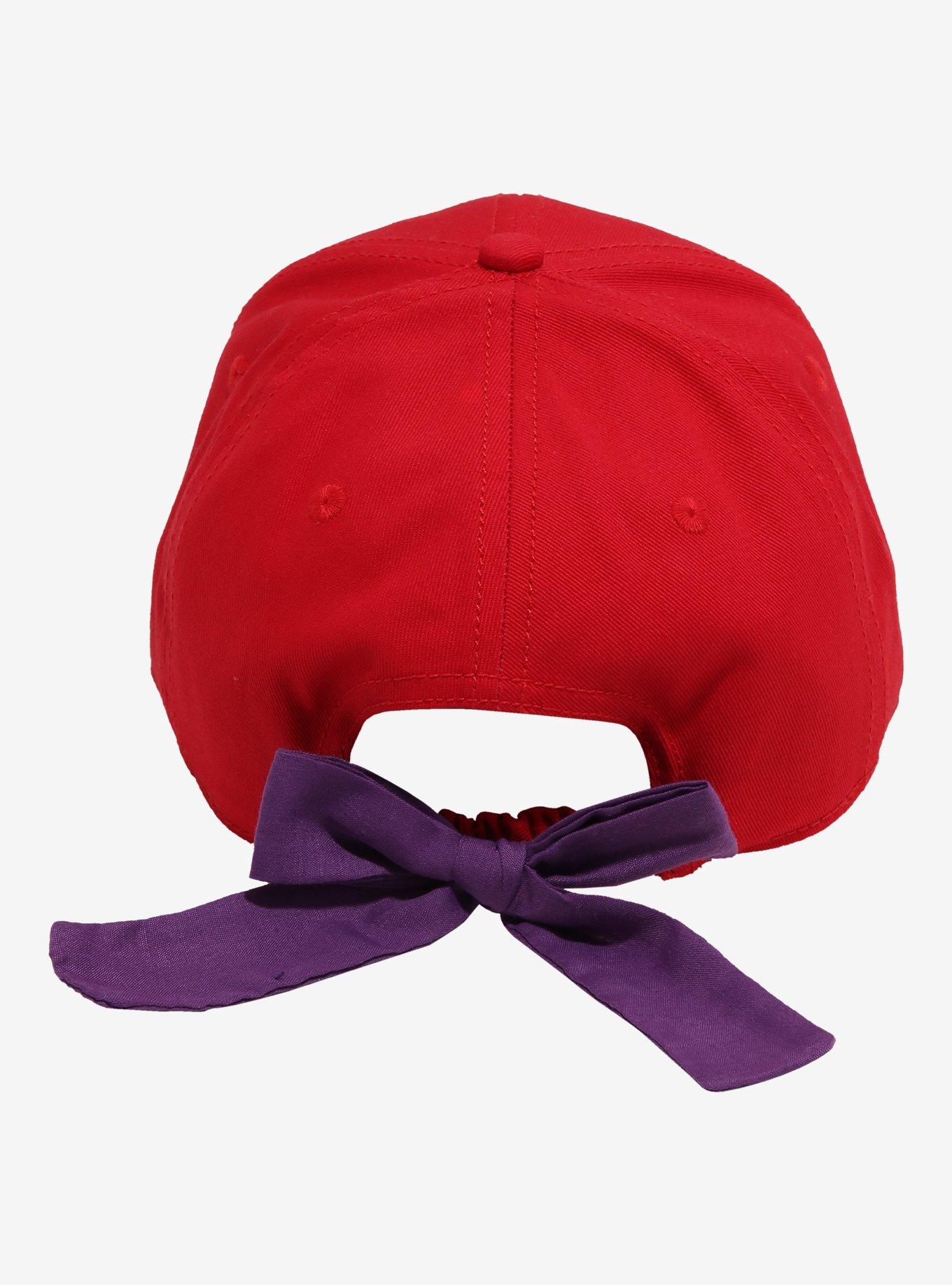 Pretty Guardian Sailor Moon Sailor Mars Symbol & Bow Ball Cap - BoxLunch Exclusive, , hi-res