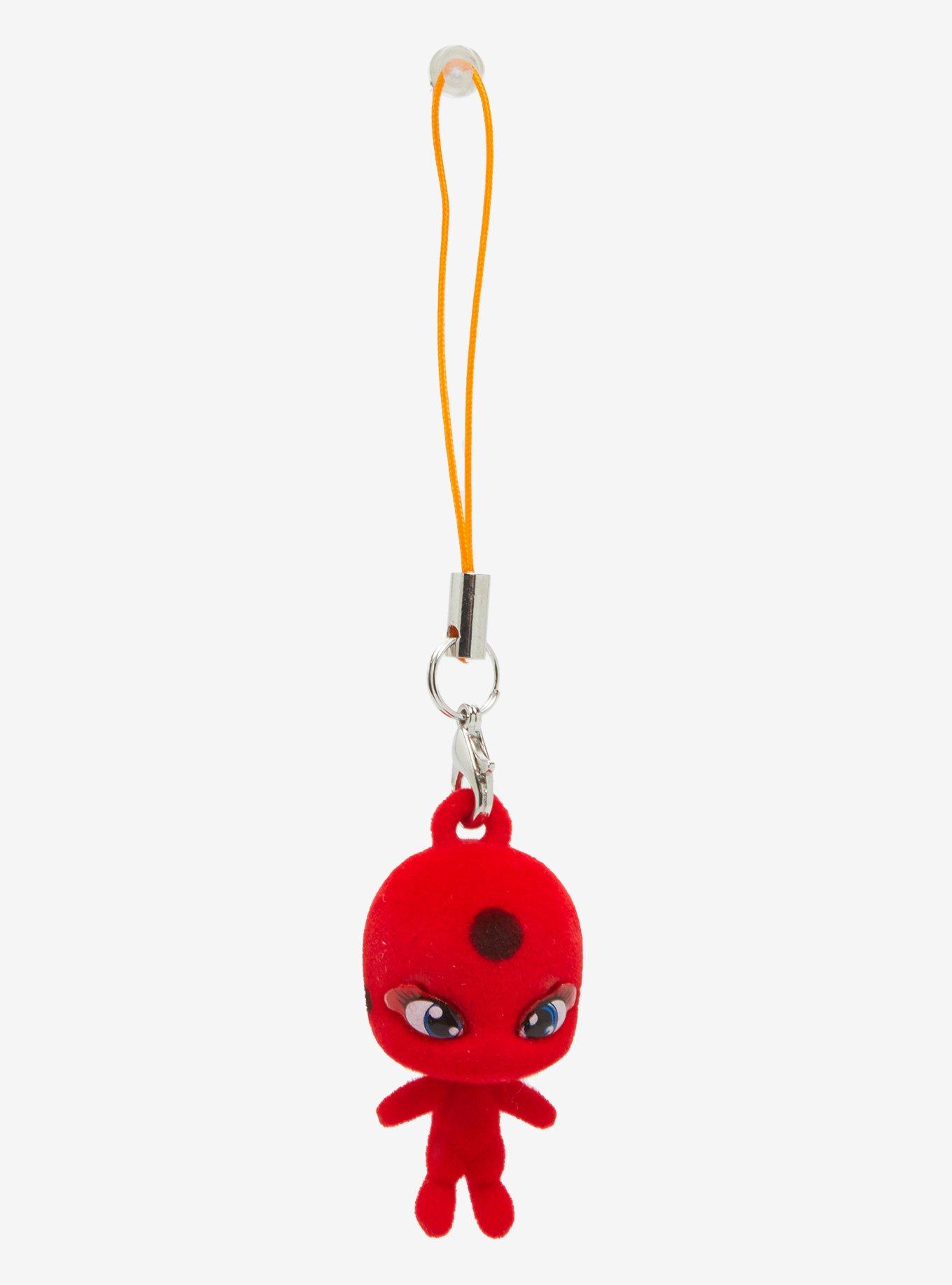 Miraculous Ladybug Flocked Kwami Blind Bag Charm, , alternate