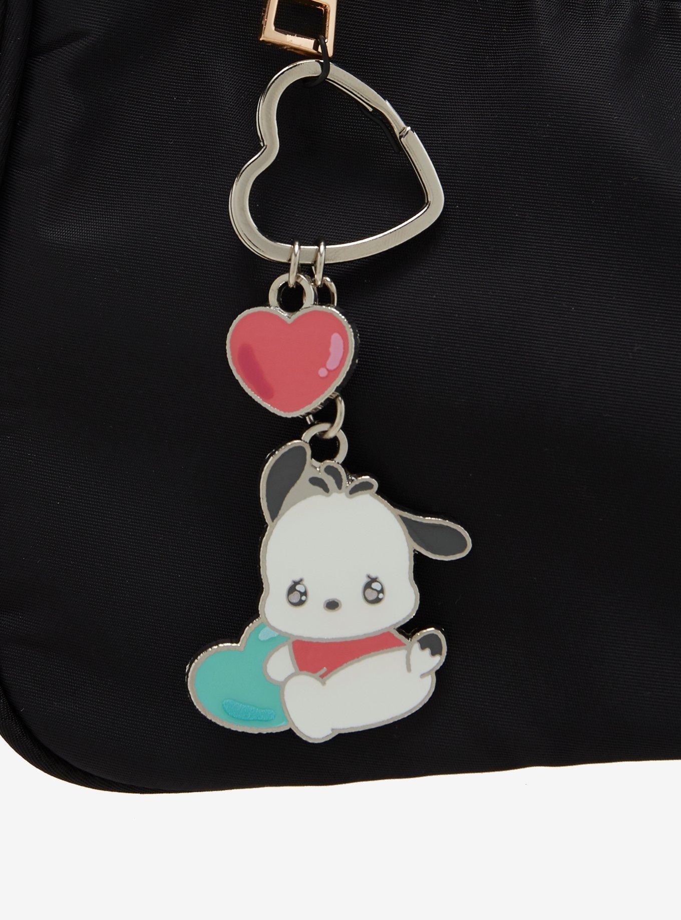 Sanrio Pochacco Heart Multi Charm Keychain, , hi-res