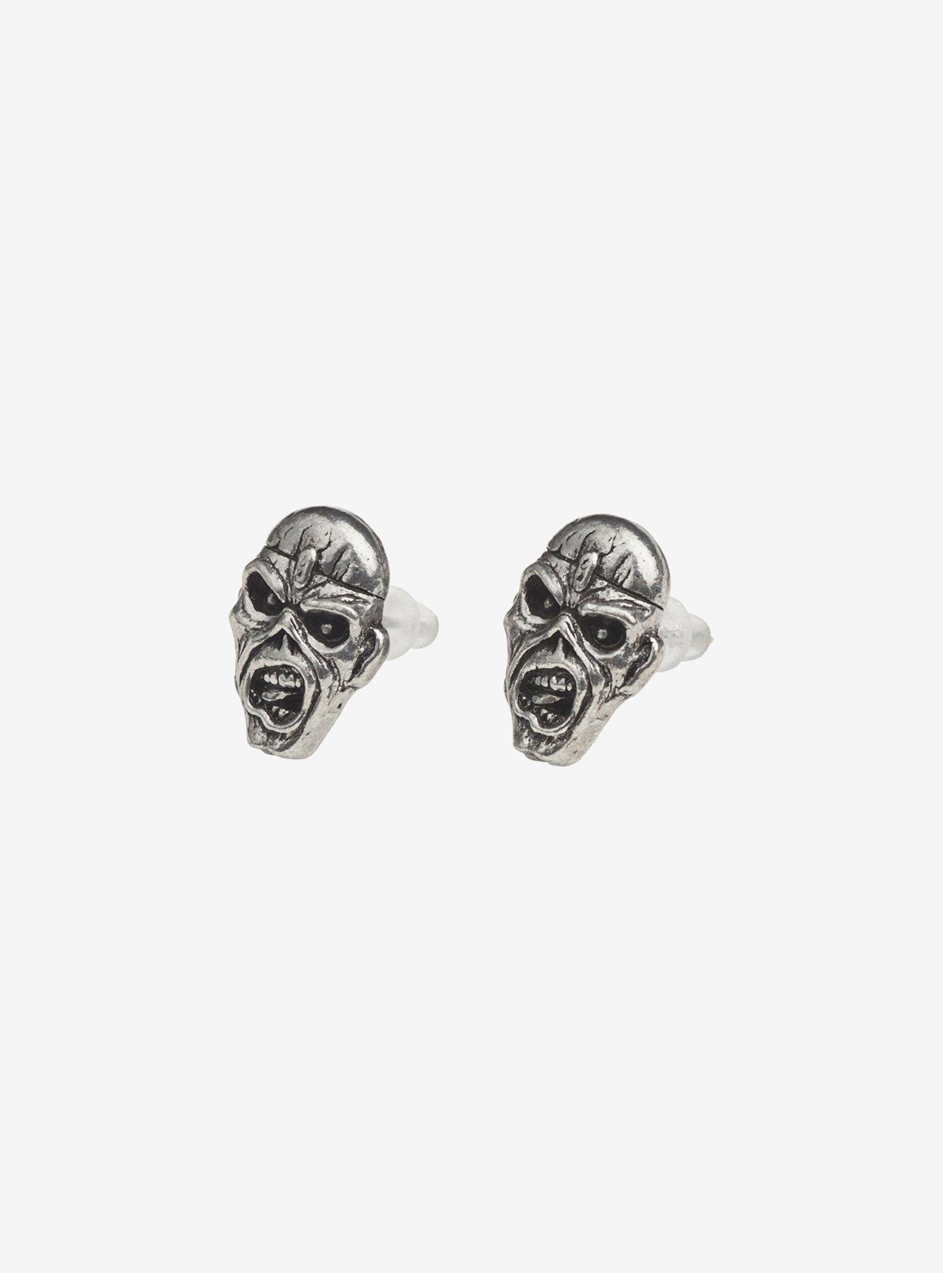 Alchemy of England Iron Maiden Piece Of Mind Stud Earrings, , hi-res