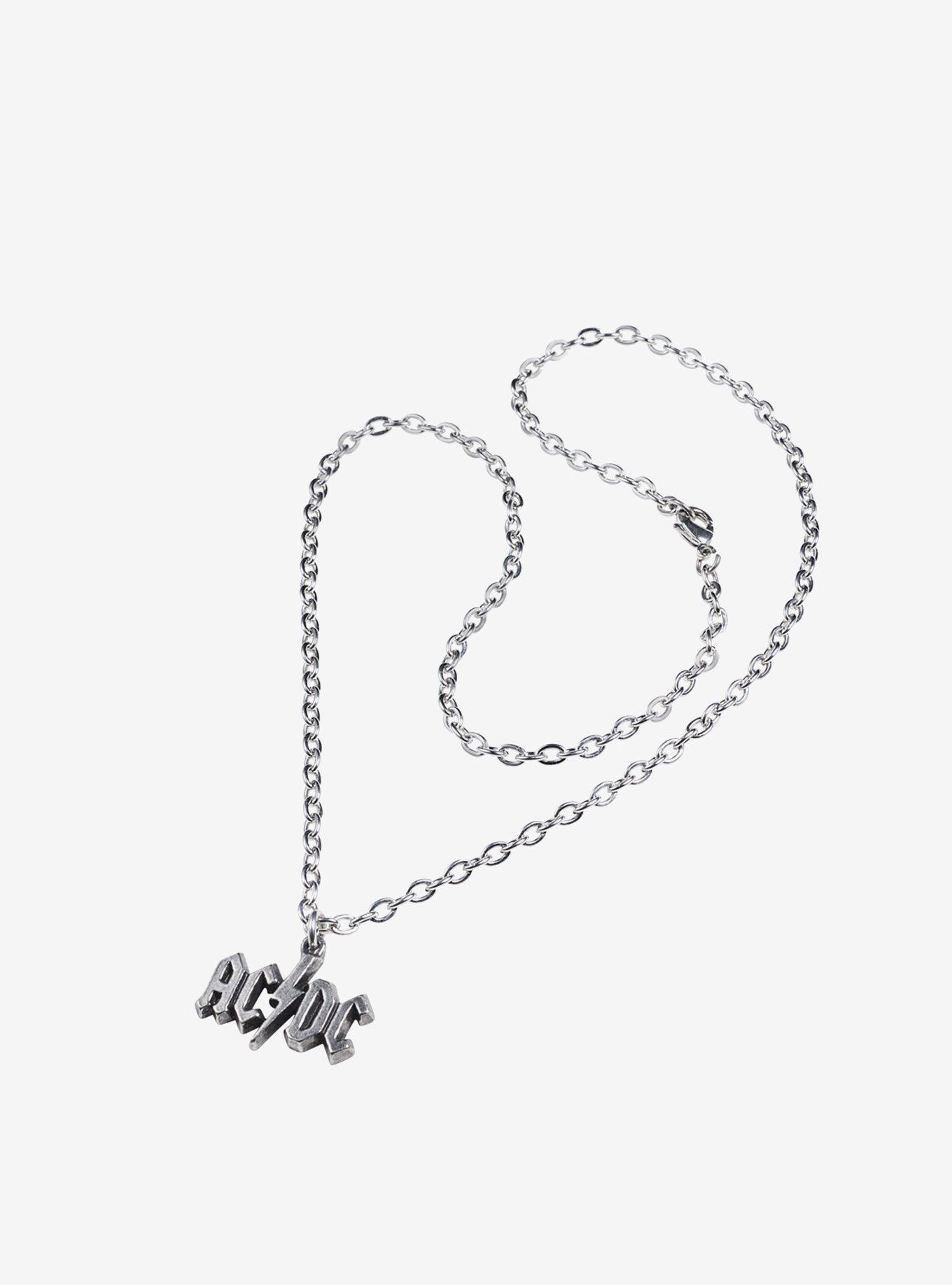 Alchemy of England AC/DC Lightning Logo Necklace, , hi-res