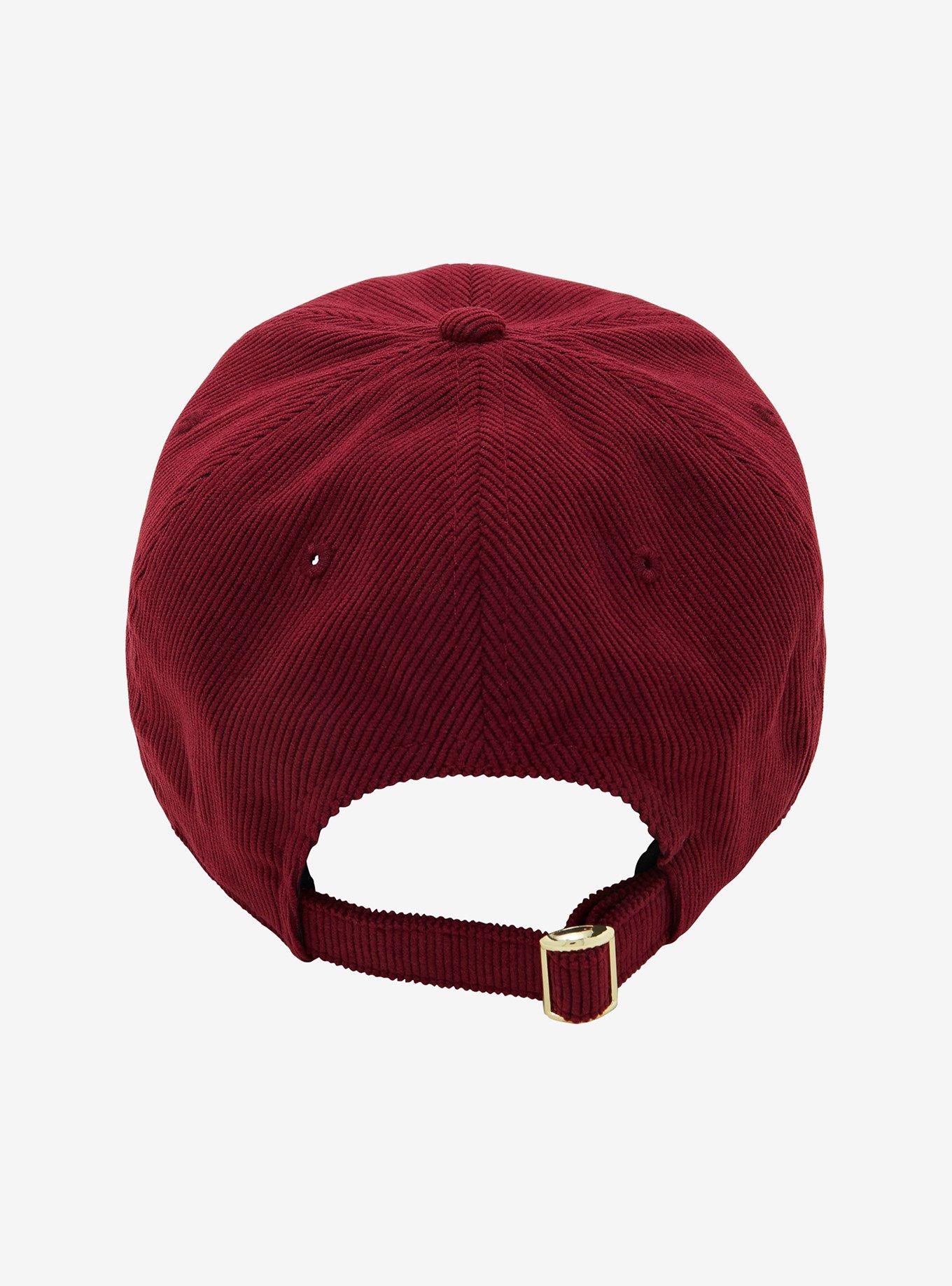 Harry Potter Gryffindor Lion Corduroy Ball Cap — BoxLunch Exclusive, , alternate