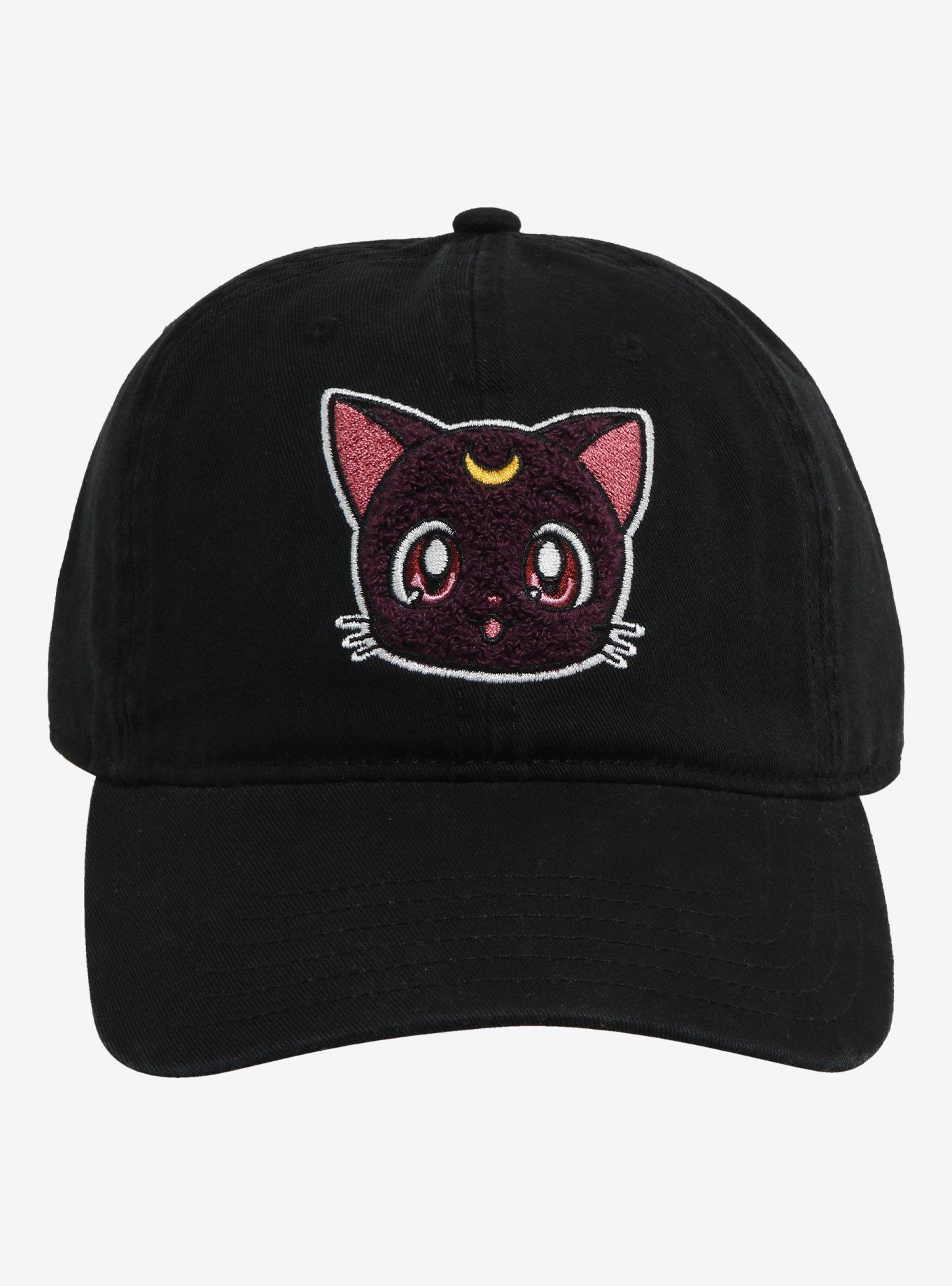 Pretty Guardian Sailor Moon Luna Chenille Patch Ball Cap - BoxLunch Exclusive, , alternate