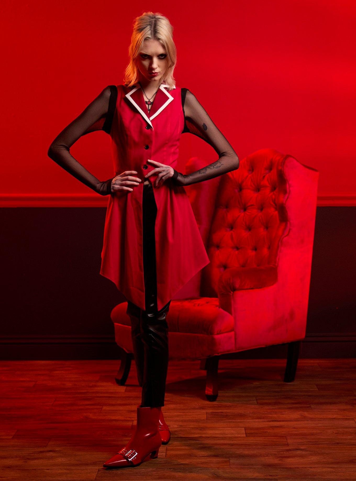 Hazbin Hotel Alastor Waistcoat Vest, MULTI, alternate