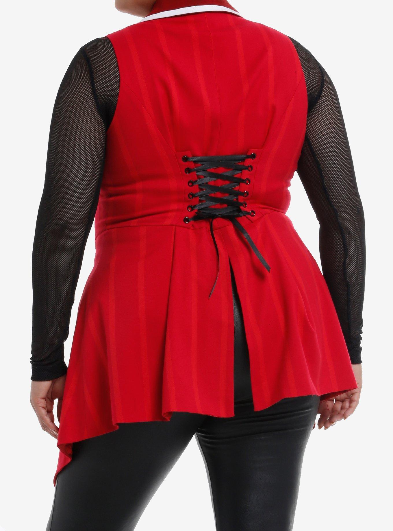 Hazbin Hotel Alastor Waistcoat Vest Plus Size, , hi-res