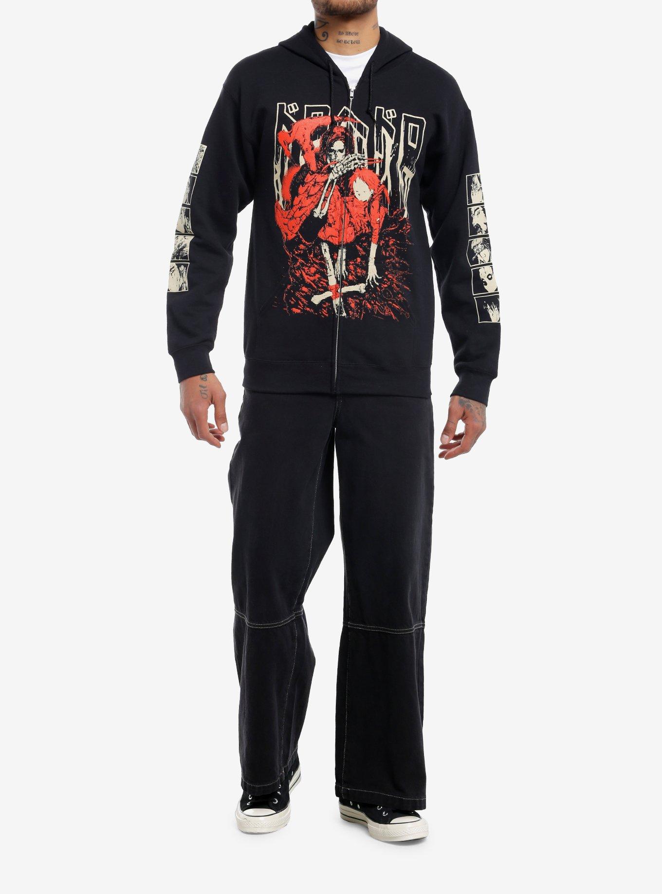 Dorohedoro Manga Group Hoodie, BLACK, alternate