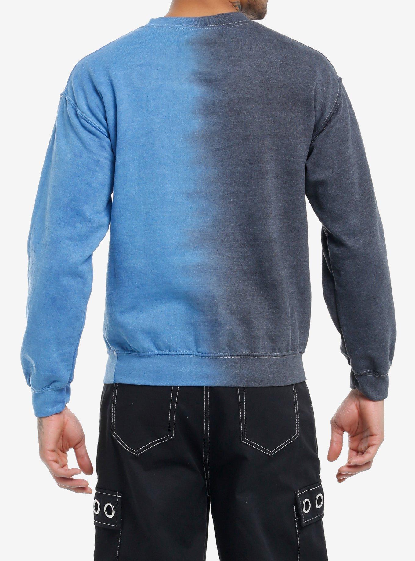 Adventure Time The Ice King Split Dye Sweatshirt, MULTI, alternate