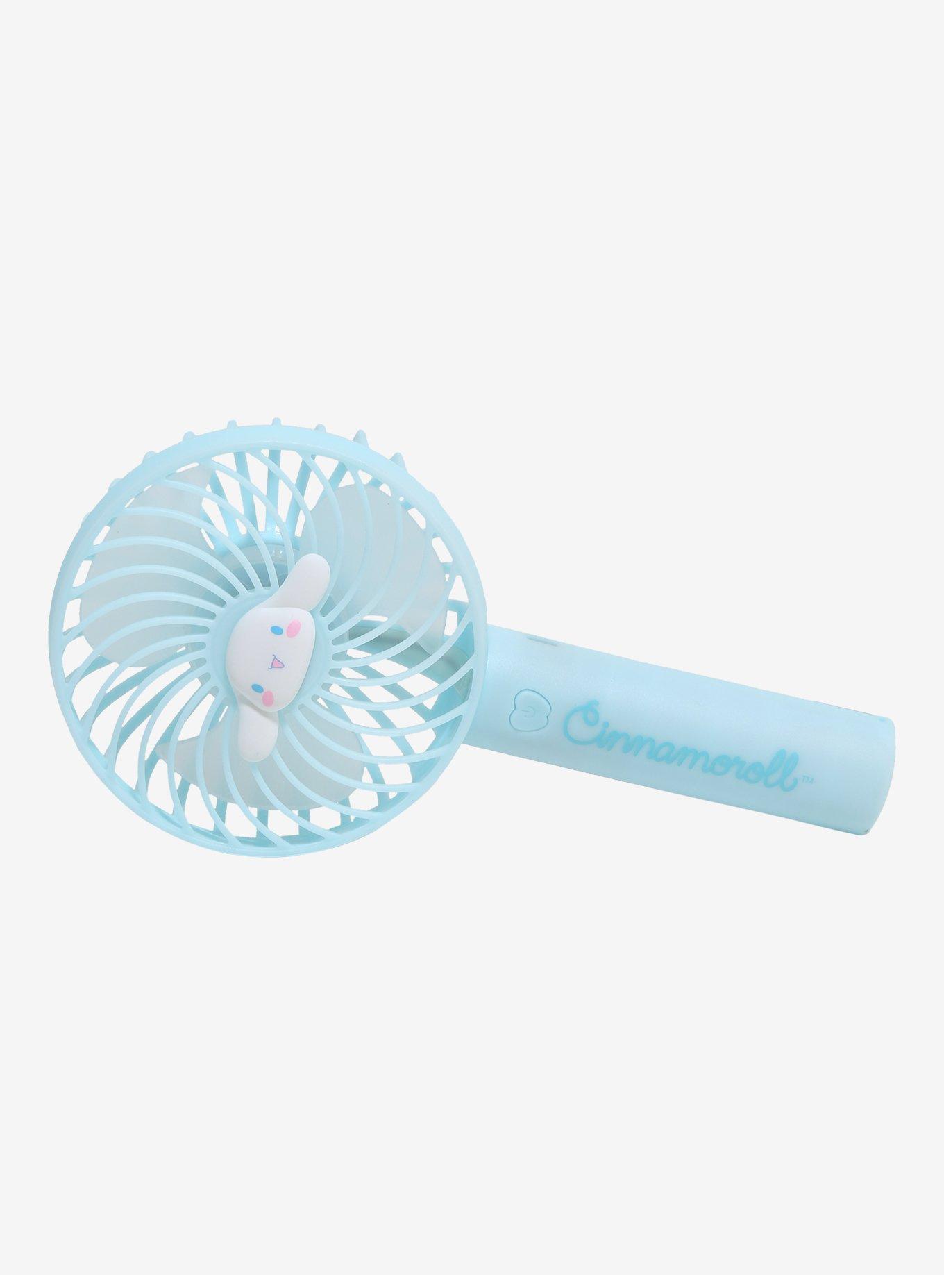 Cinnamoroll Blue Handheld Fan With Stand, , hi-res