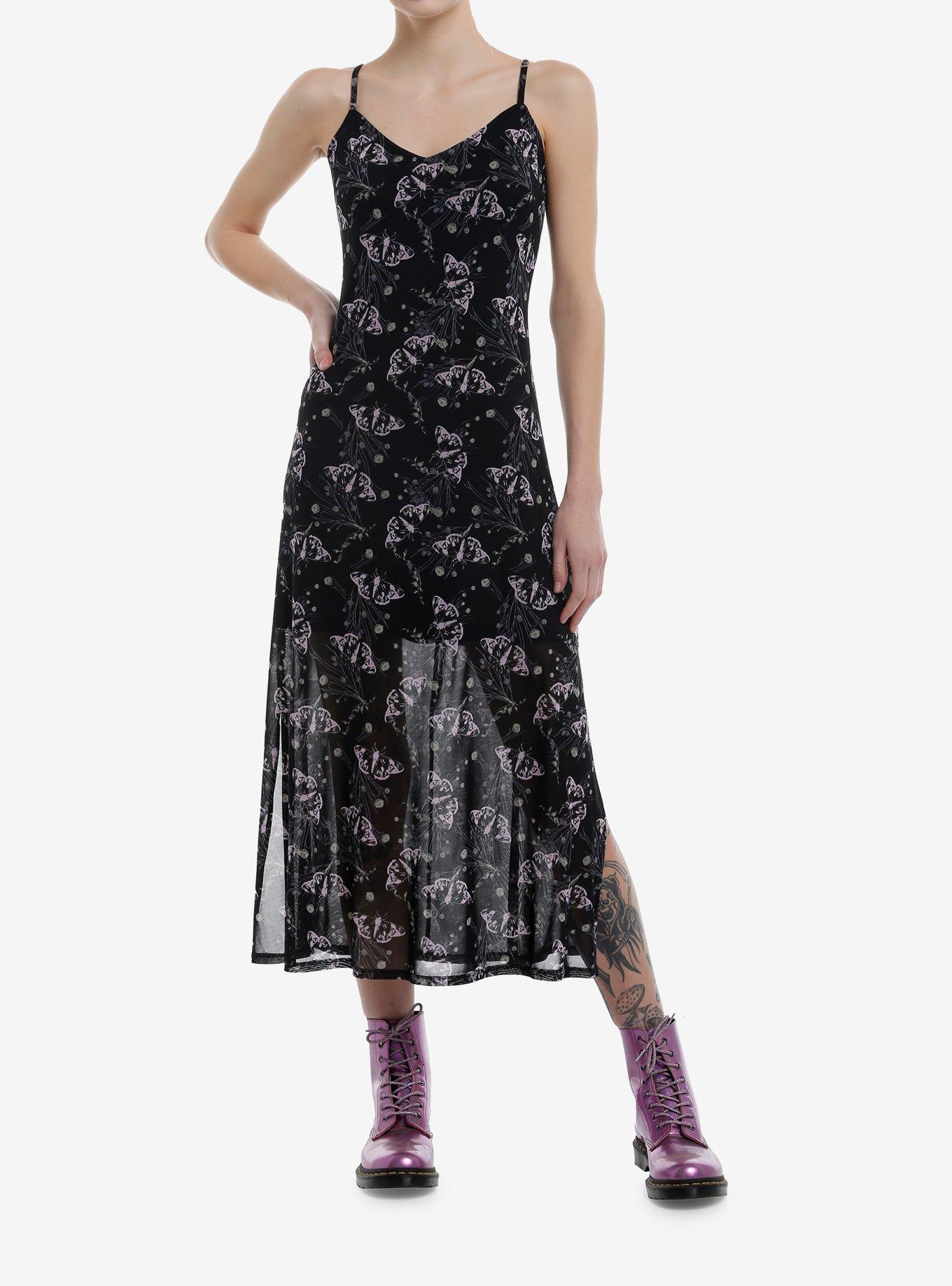 Social Collision Butterfly Floral Maxi Cami Dress, , hi-res