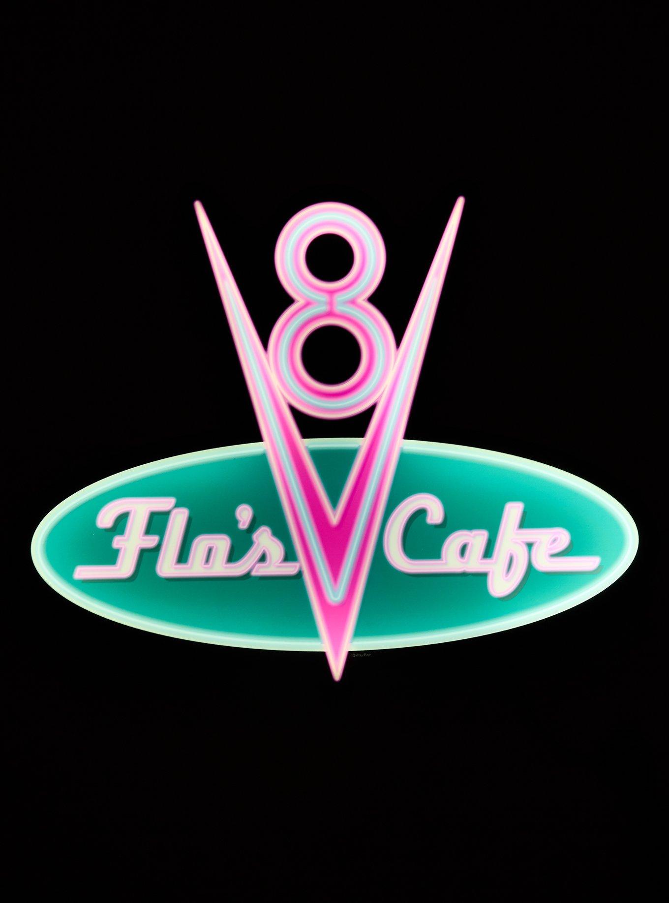Disney Pixar Cars Flo's Cafe Neon Wall Sign - BoxLunch Exclusive, , hi-res