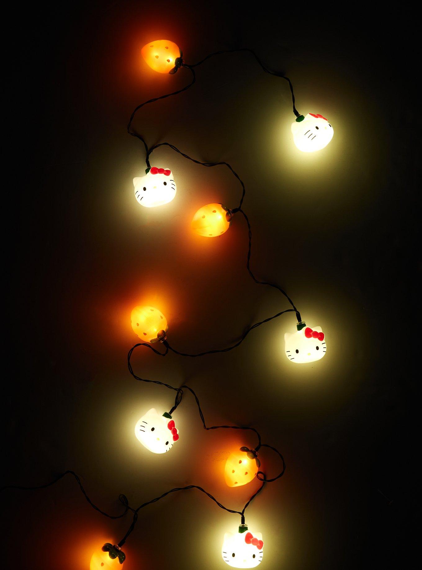 Sanrio Hello Kitty Strawberries Battery Operated String Lights, , hi-res