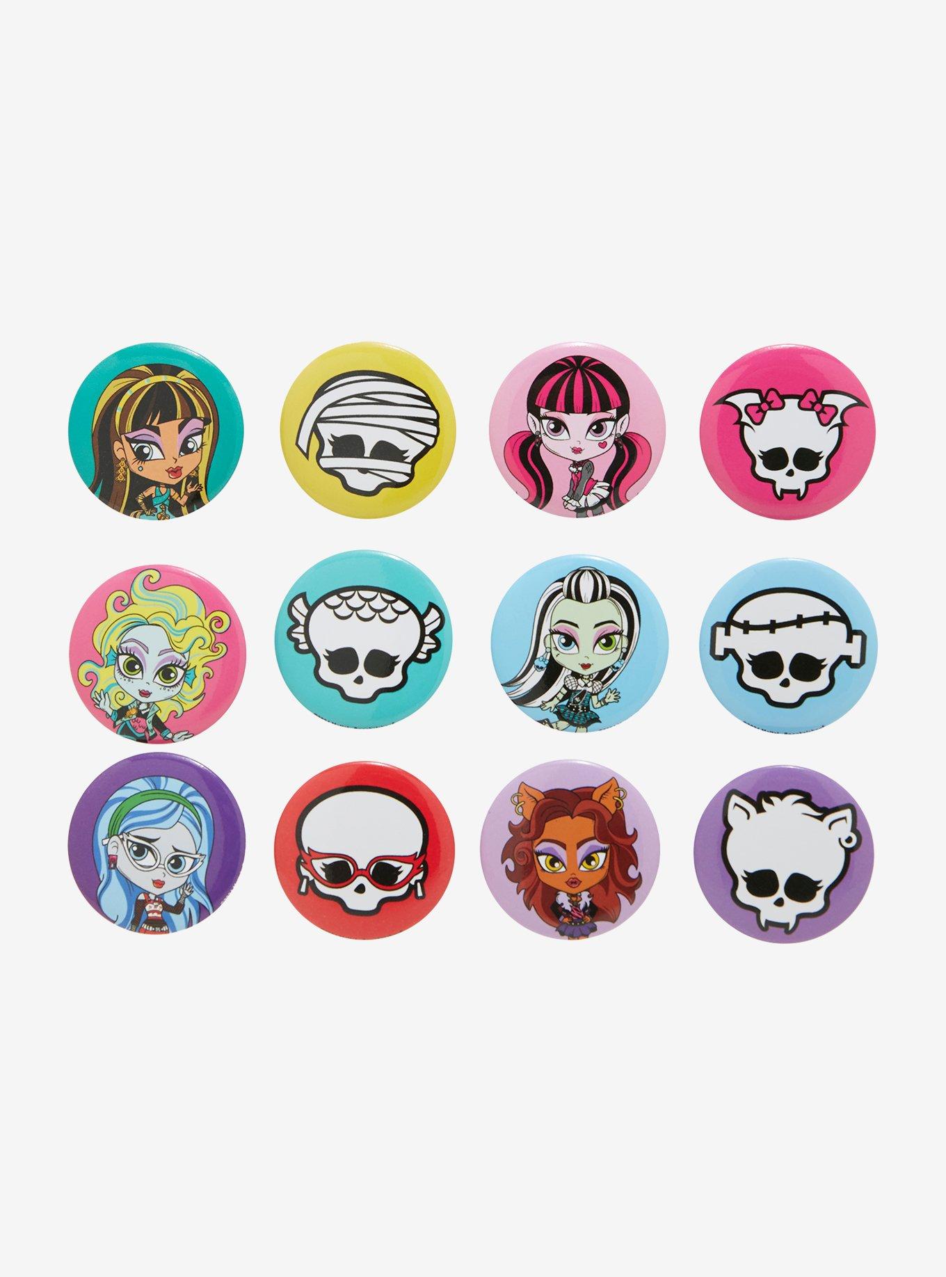 Monster High X Spooksieboo Blind Bag Button Set, , alternate
