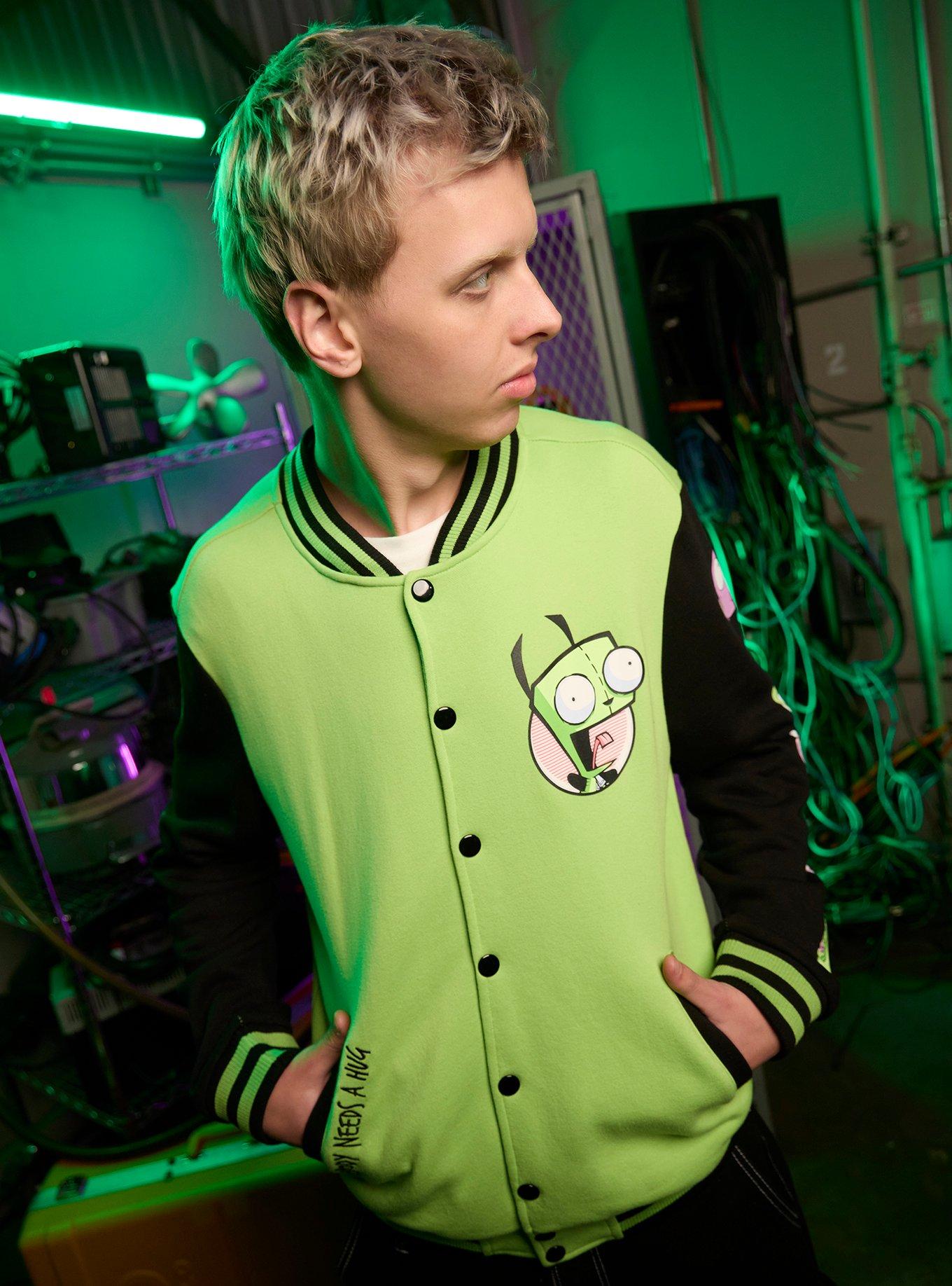 Invader Zim GIR Icons Varsity Jacket, MULTI, alternate