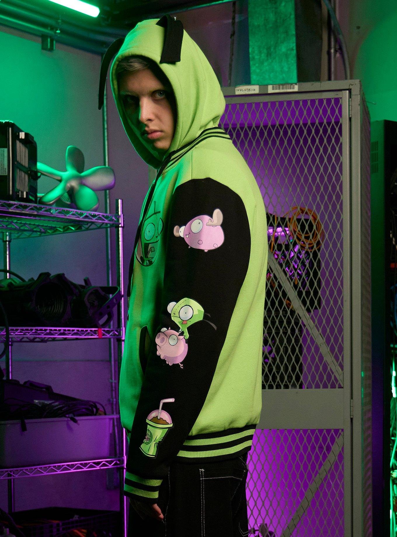 Invader Zim GIR Icons Varsity Jacket, MULTI, alternate