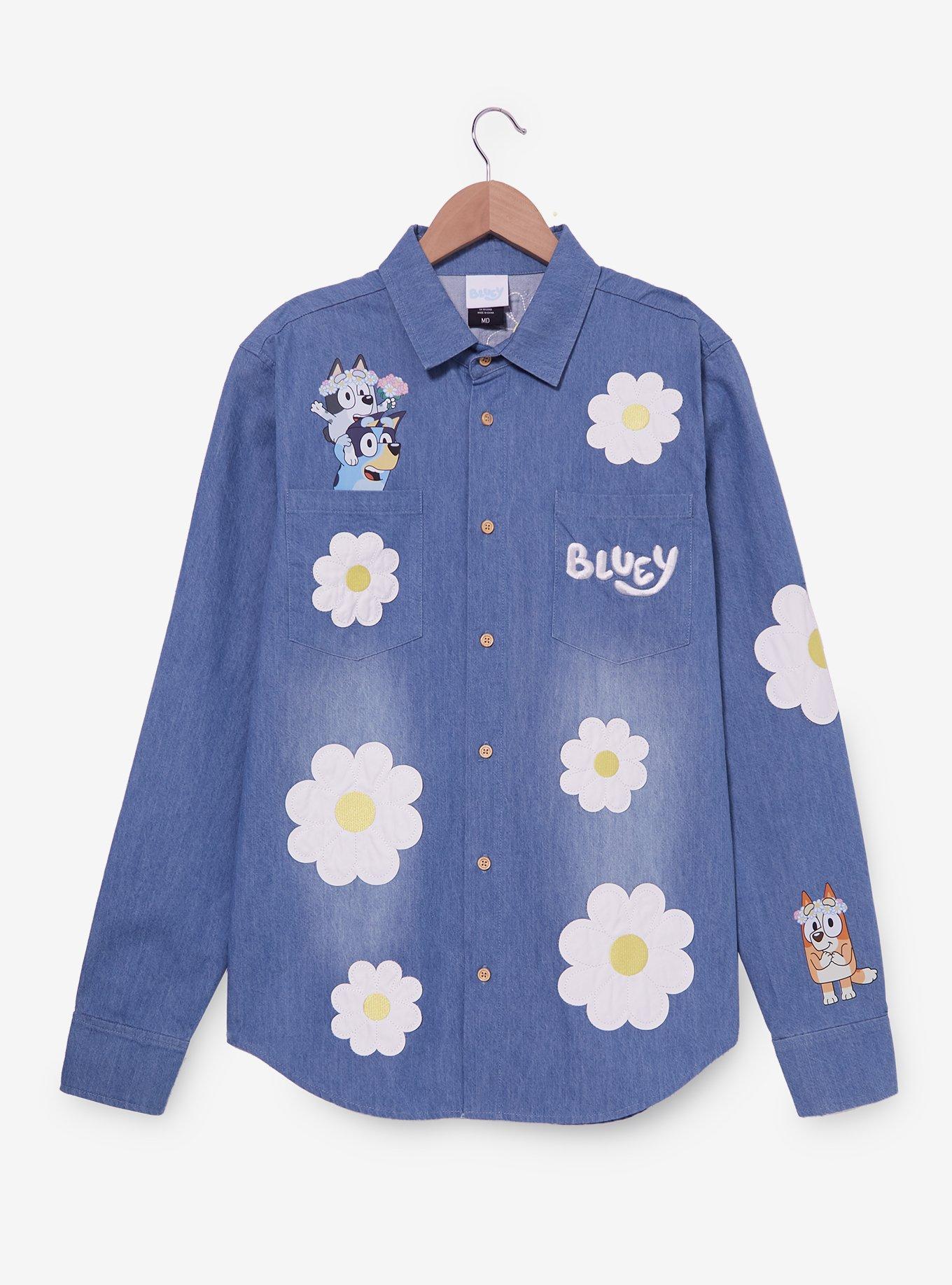 Bluey Daisy Denim Long Sleeve T-Shirt — BoxLunch Exclusive