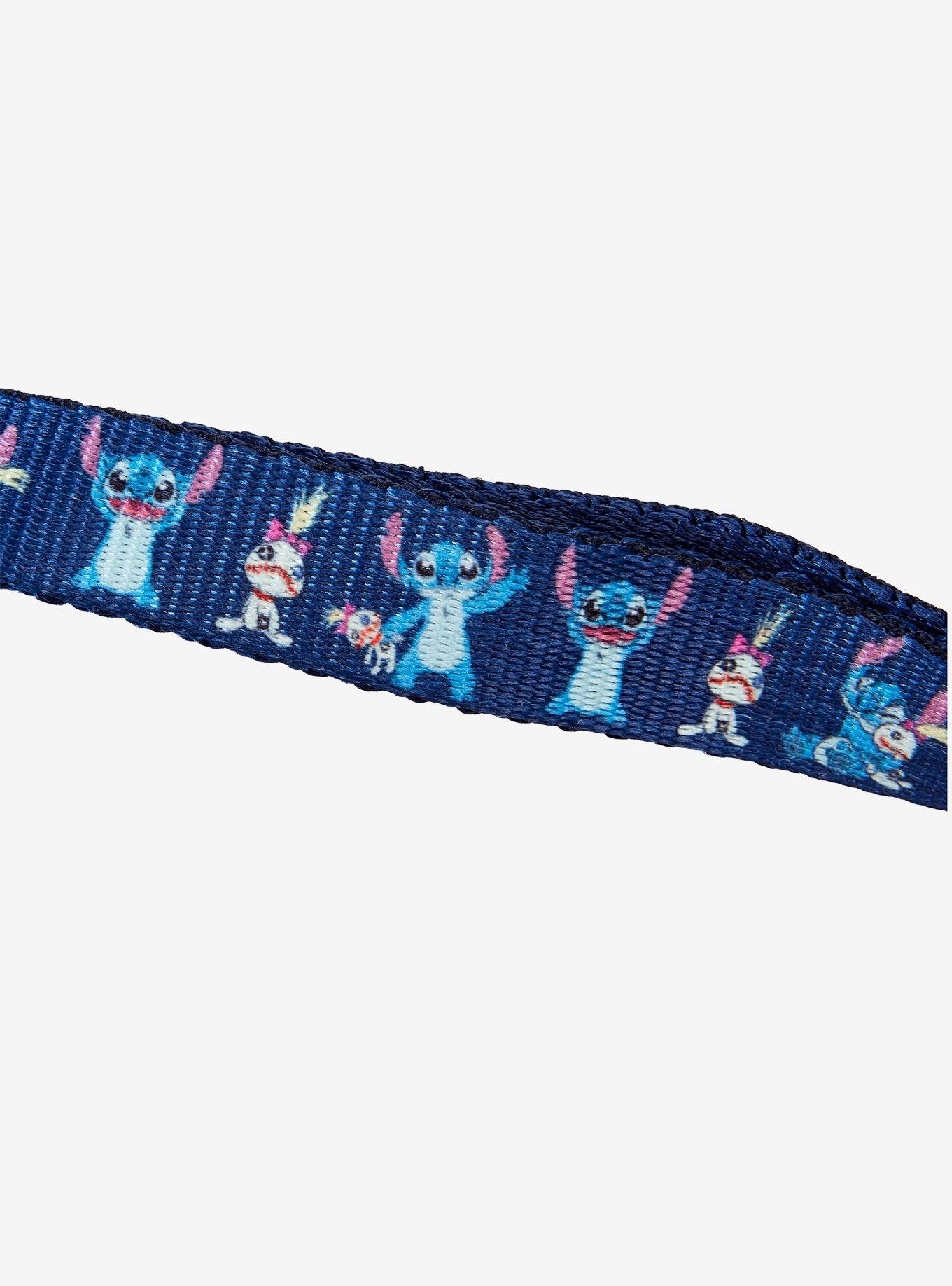 Loungefly Disney Lilo & Stitch Scrump and Stitch Allover Print Medium Dog Collar, , hi-res