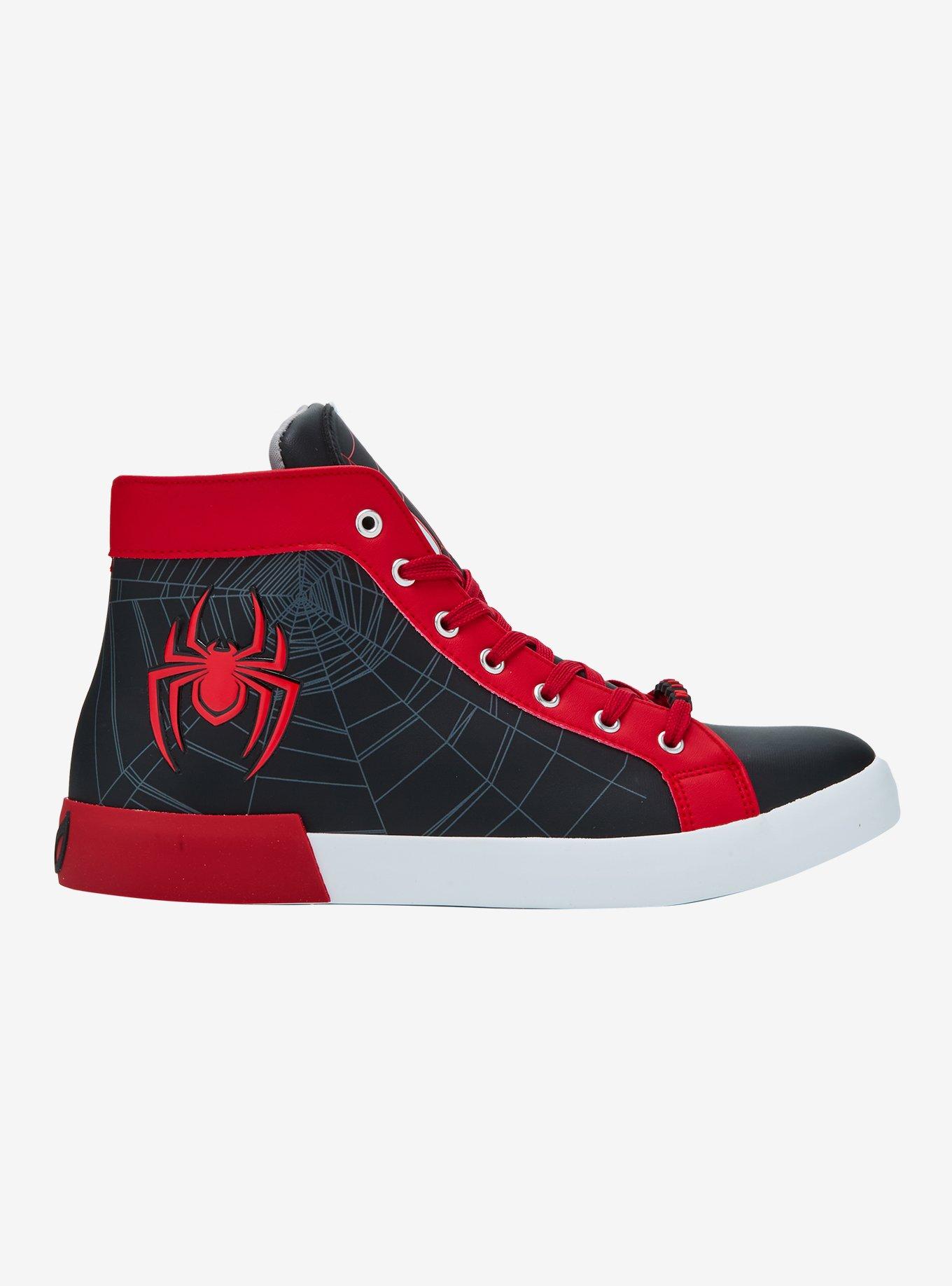 Marvel Spider-Man: Across The Spider-Verse Miles Morales Hi-Top Sneakers, MULTI, alternate