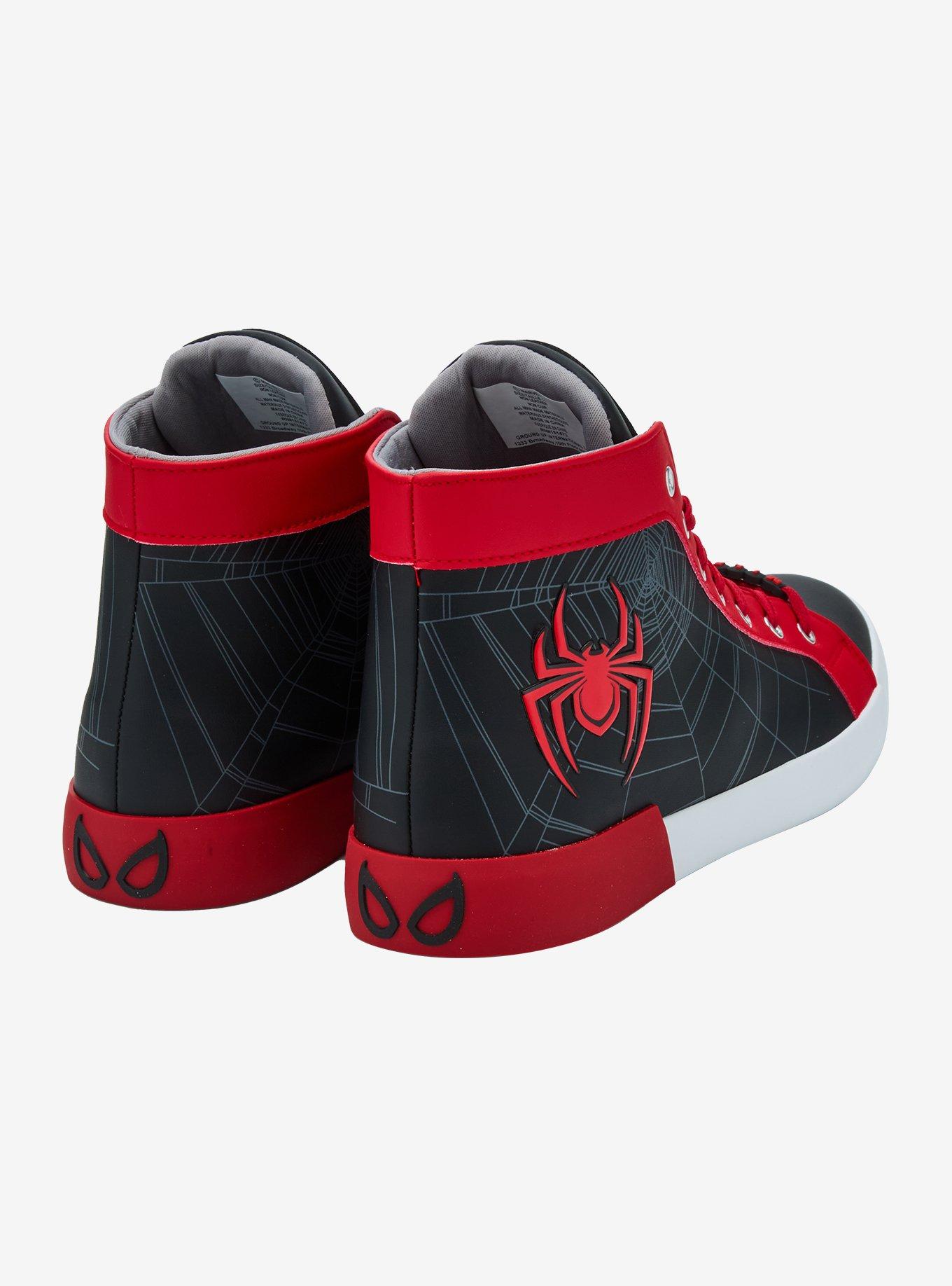 Marvel Spider-Man: Across The Spider-Verse Miles Morales Hi-Top Sneakers, MULTI, alternate