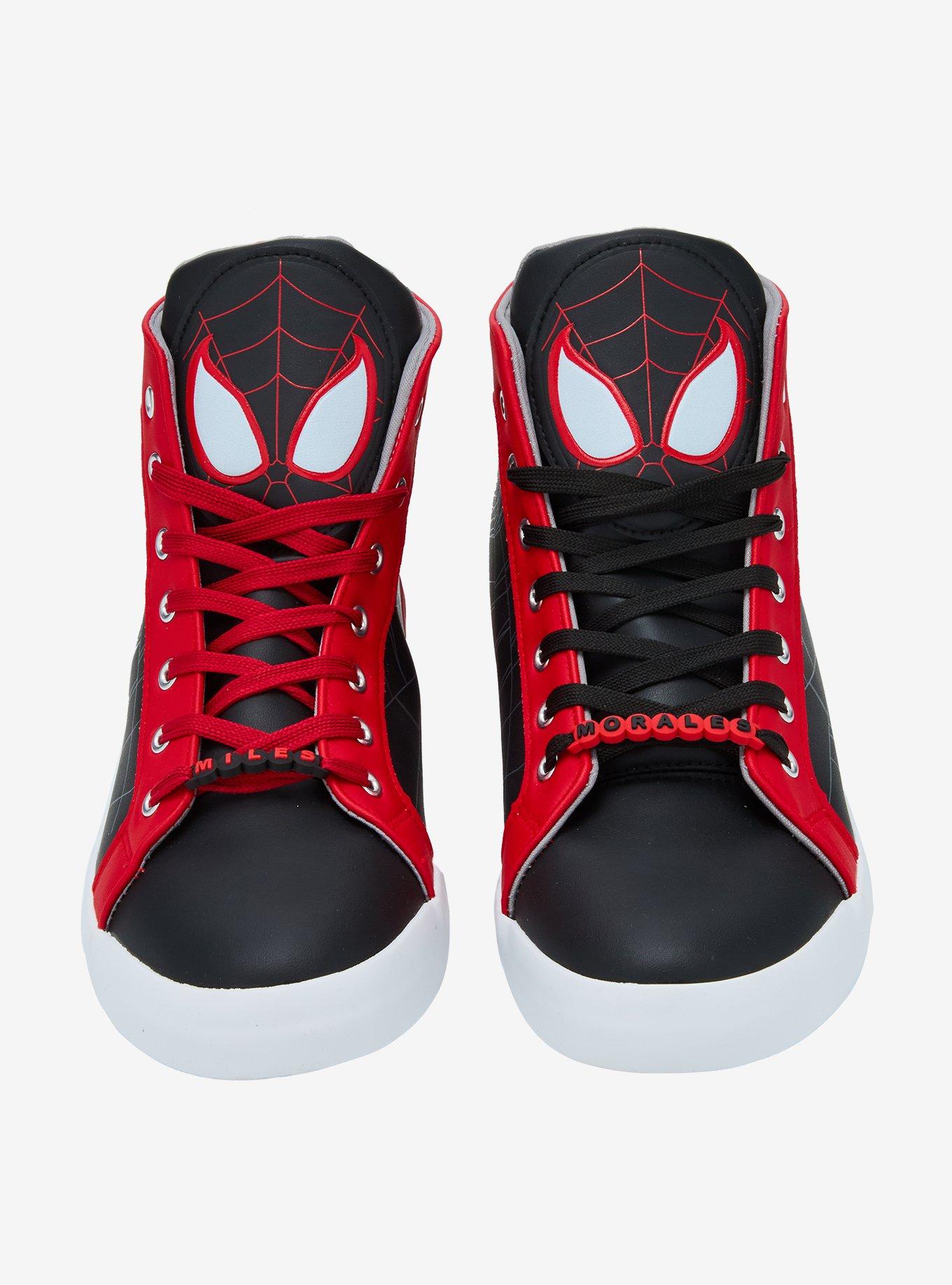 Marvel Spider-Man: Across The Spider-Verse Miles Morales Hi-Top Sneakers, MULTI, alternate