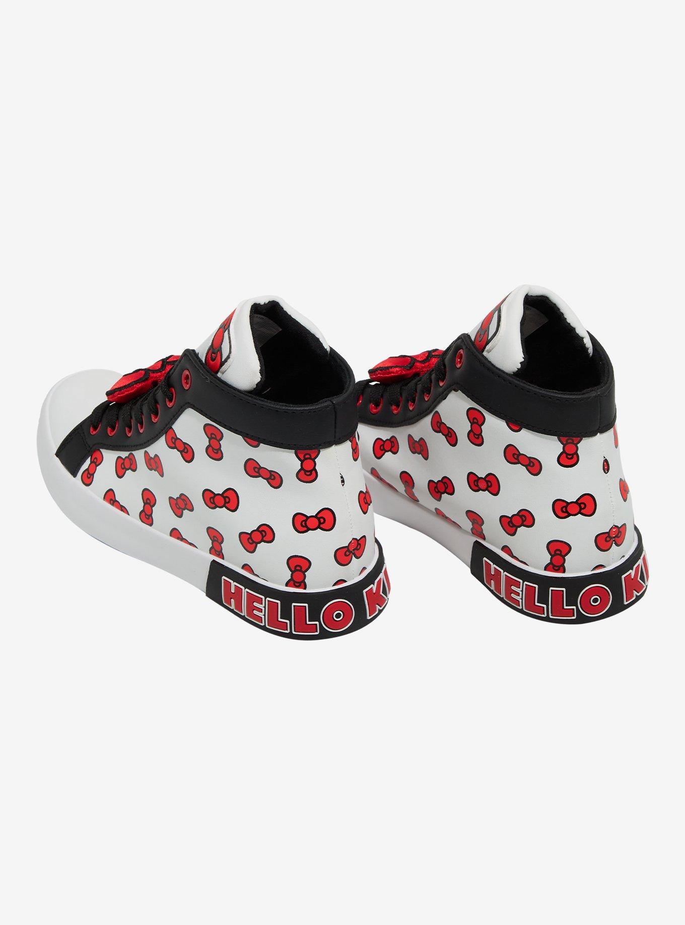 Hello Kitty Bow Hi-Top Sneakers, MULTI, alternate