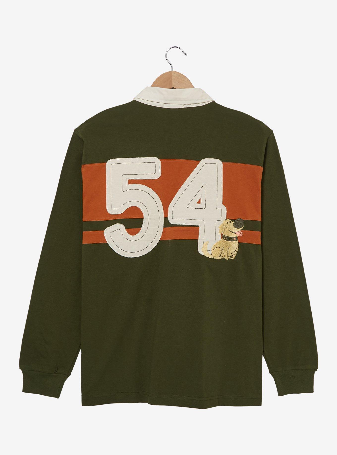 Disney Pixar Up Varsity Collar Long Sleeve Shirt &mdash; BoxLunch Exclusive, GREEN, alternate