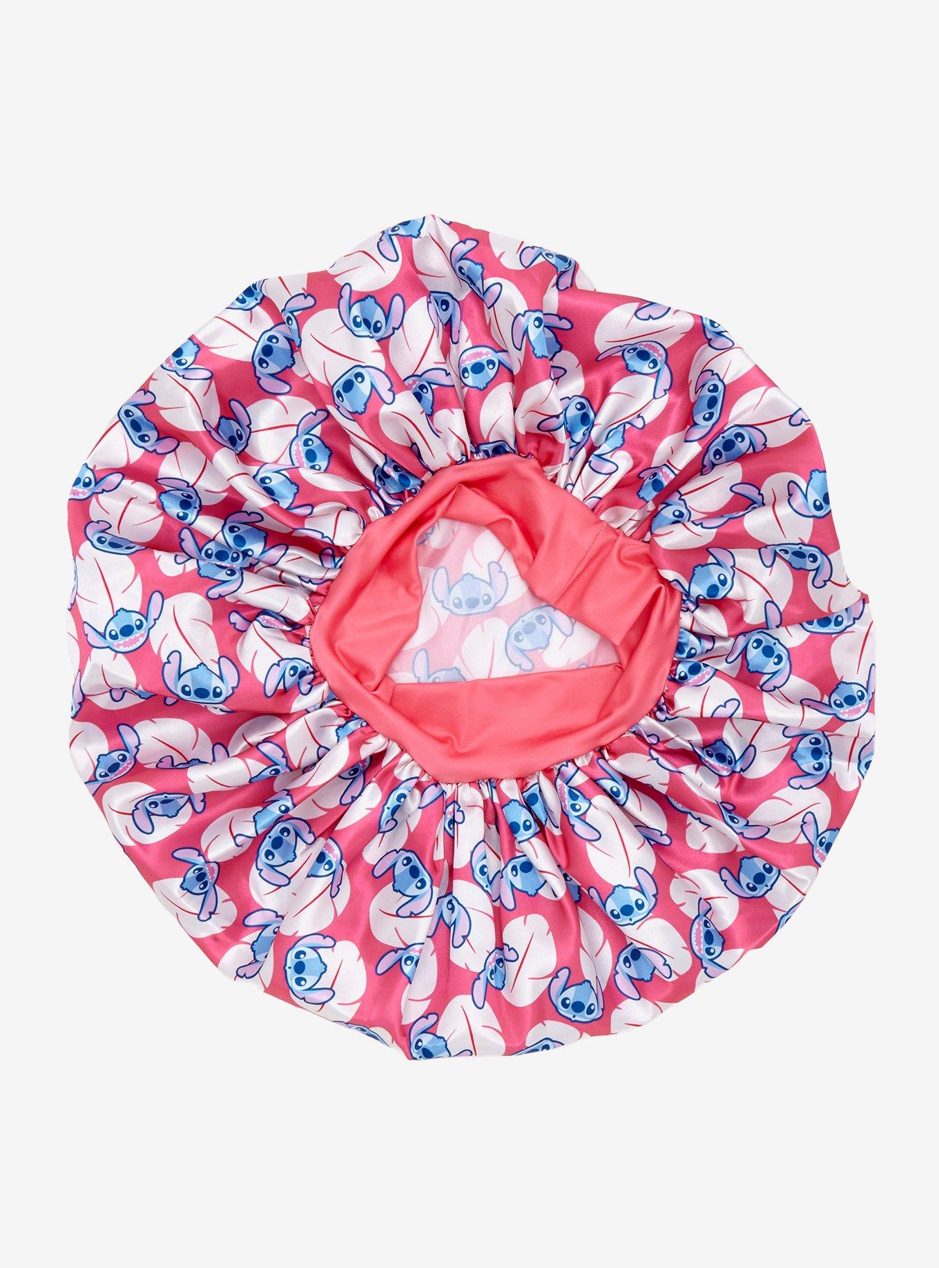 Disney Lilo & Stitch Hibiscus Stitch Allover Print Satin Bonnet