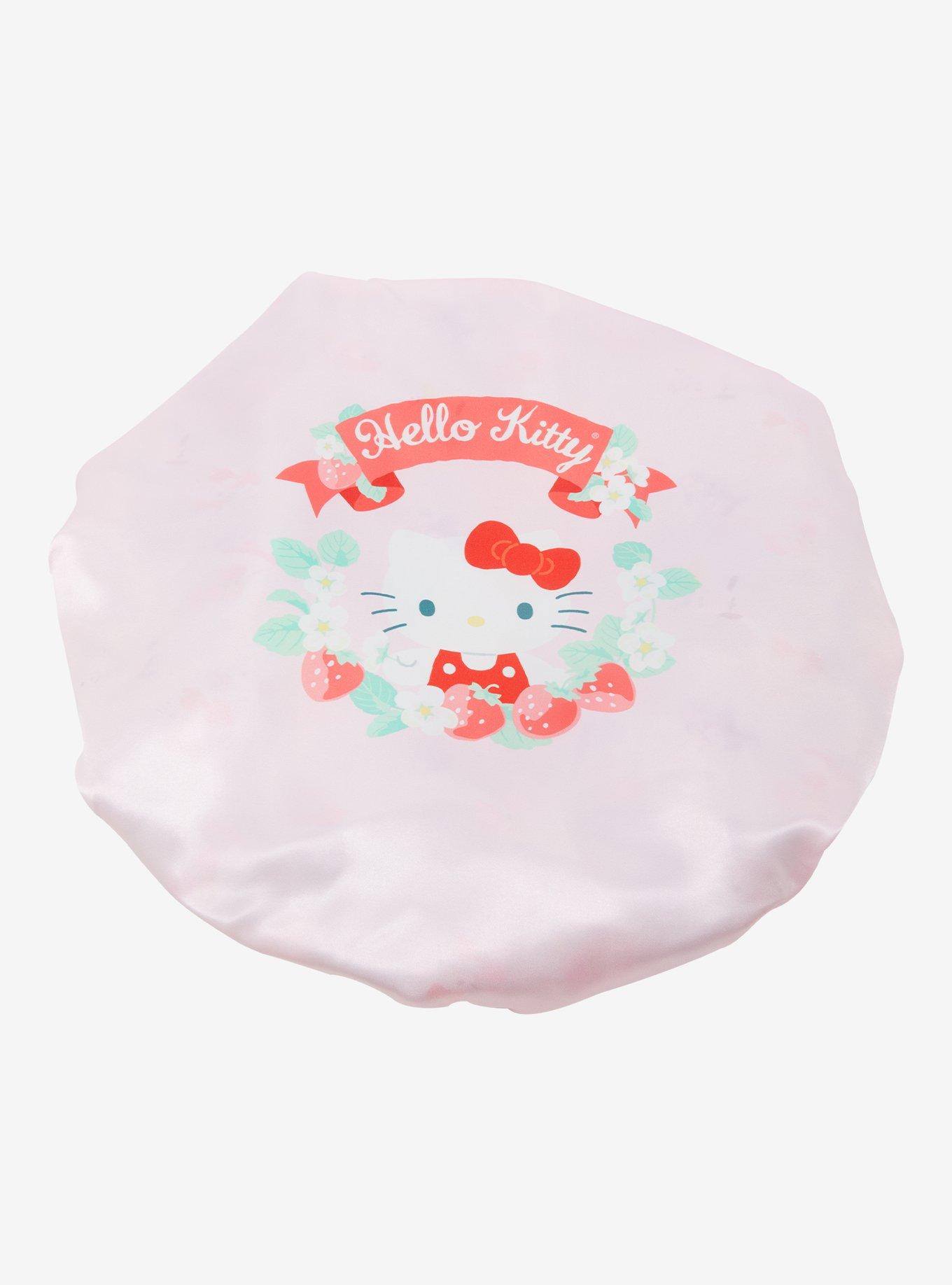 Sanrio Hello Kitty and Friends Floral Allover Print Reversible Satin Bonnet, , hi-res