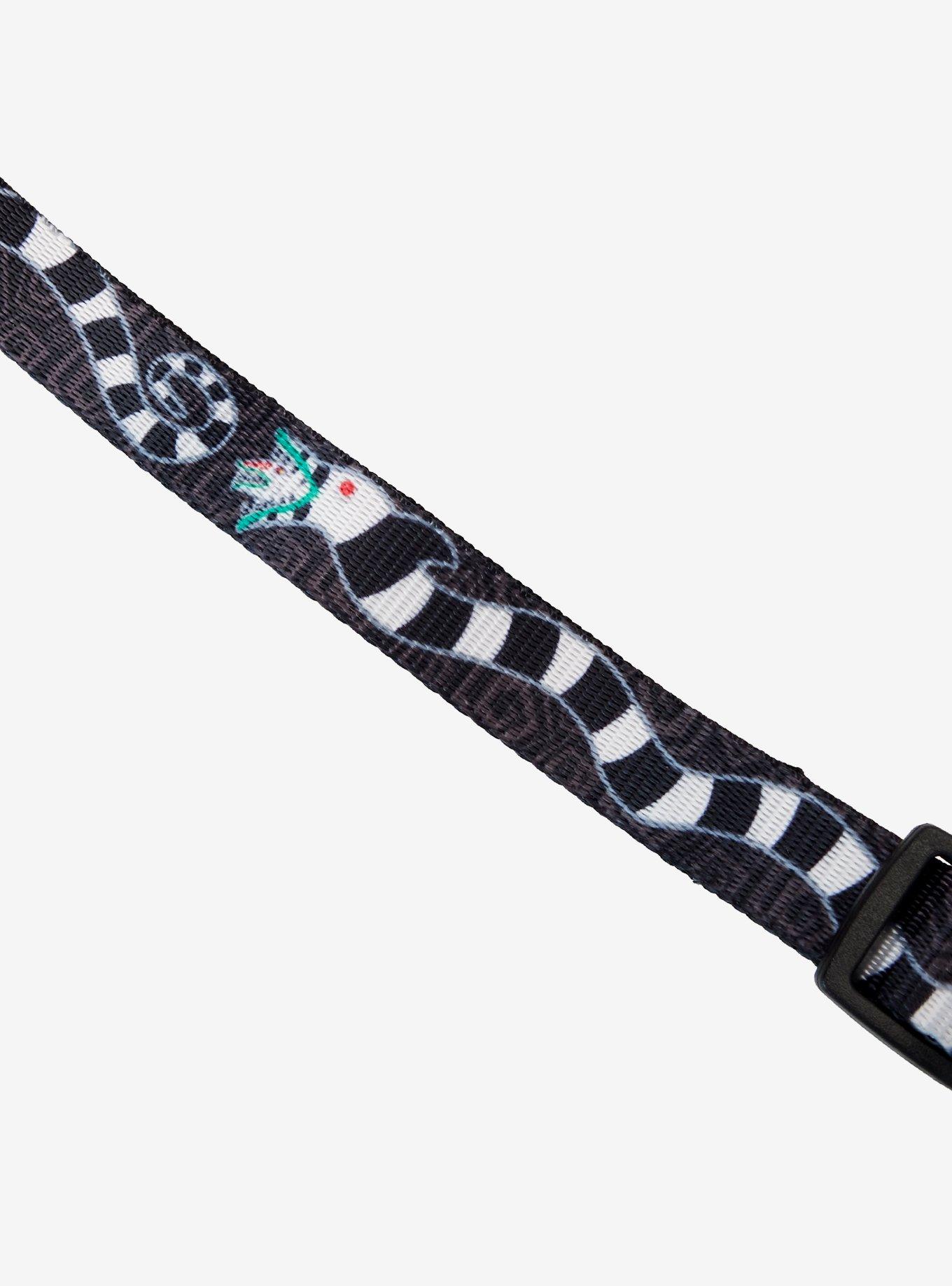 Loungefly Beetlejuice Sandworm Allover Print Large Pet Collar, , alternate