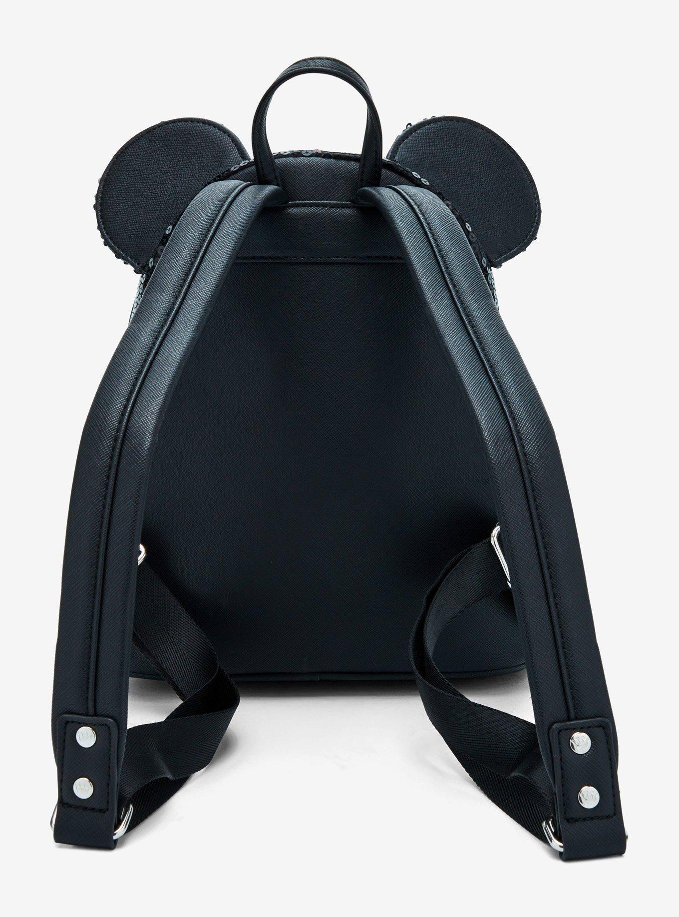 Loungefly Disney Minnie Mouse Sequin Mini Backpack, , alternate