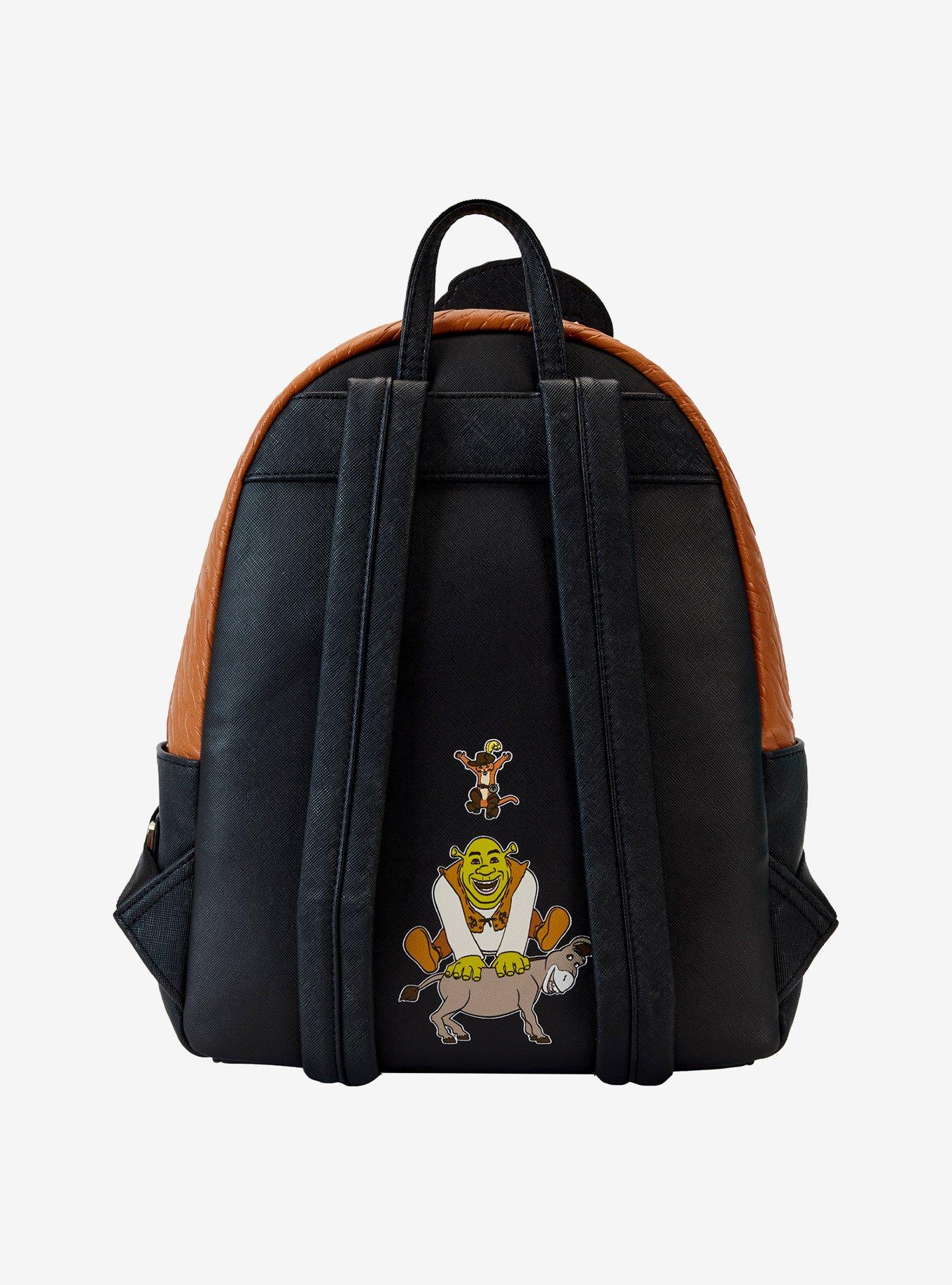 Loungefly Shrek Donkey & Puss In Boots Mini Backpack, , hi-res