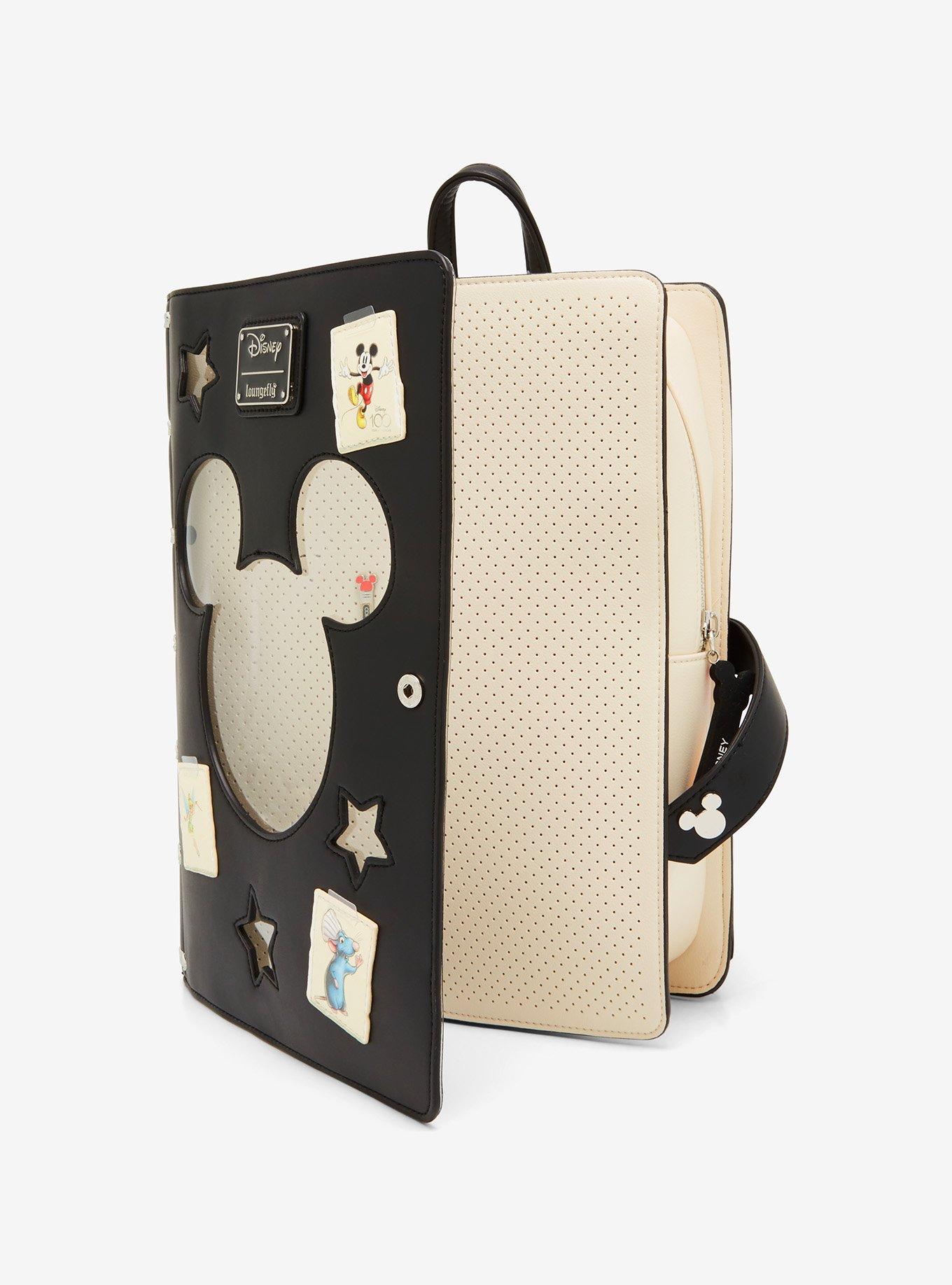 Loungefly Disney100 Sketchbook Pin Collector Mini Backpack, , alternate