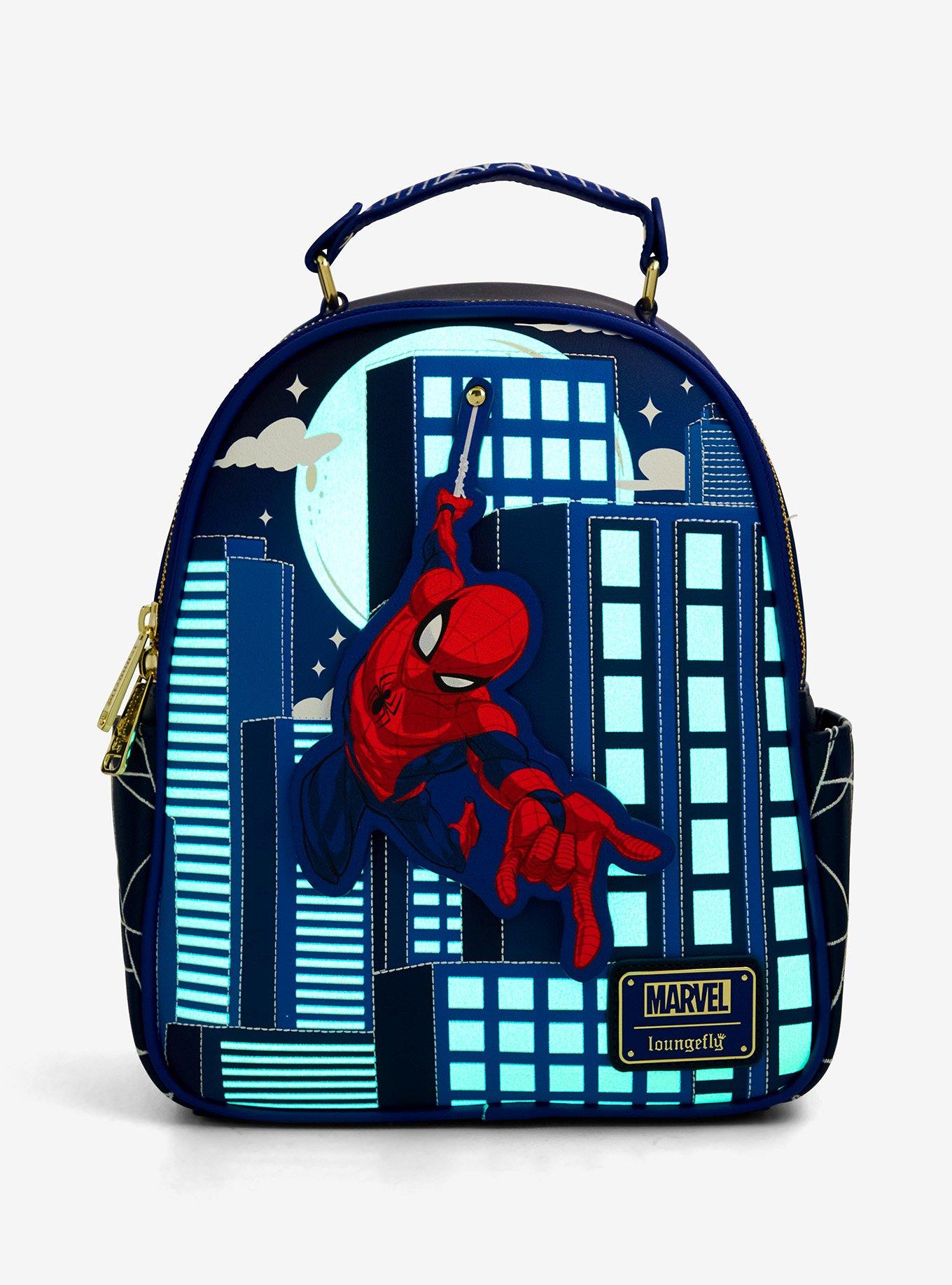 Loungefly Marvel Spider-Man Swinging Mini Backpack, , alternate