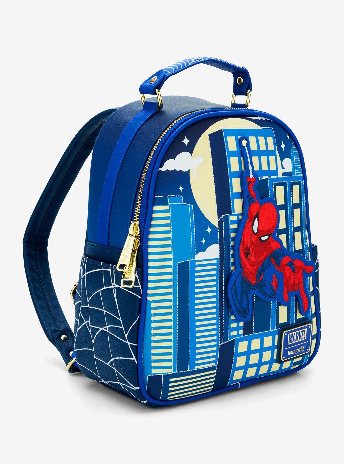 Loungefly Marvel Spider-Man Swinging Mini Backpack, , alternate