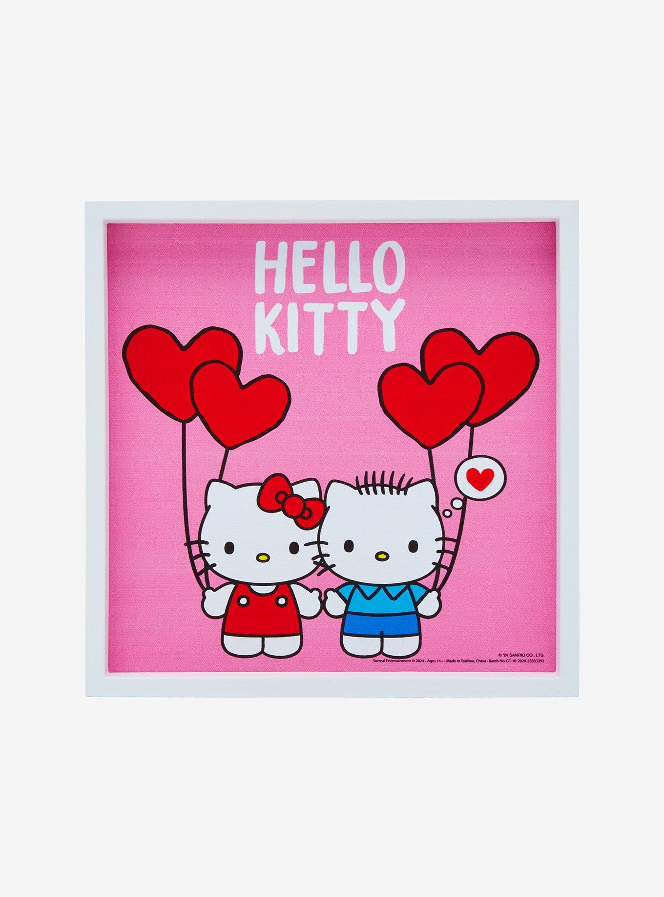 Hello Kitty Dear Daniel Heart Balloon Wall Art, , hi-res