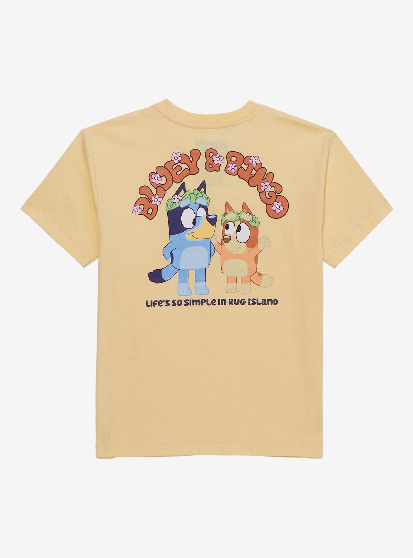 Bluey Bingo & Bluey Yellow Youth T-Shirt, , hi-res